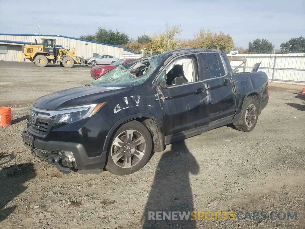 1 Photograph of a damaged car 5FPYK2F54KB007833 HONDA RIDGELINE 2019