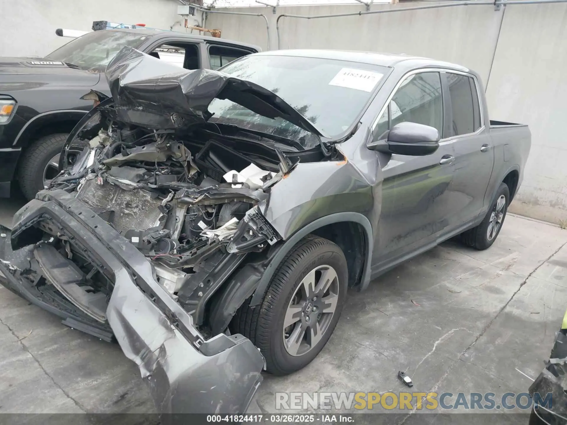 2 Photograph of a damaged car 5FPYK2F64KB007002 HONDA RIDGELINE 2019