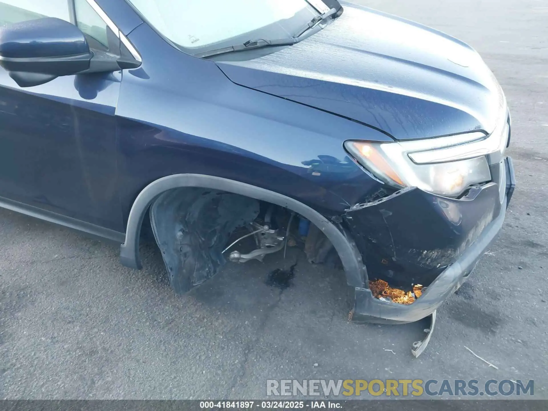 6 Photograph of a damaged car 5FPYK2F66KB007213 HONDA RIDGELINE 2019