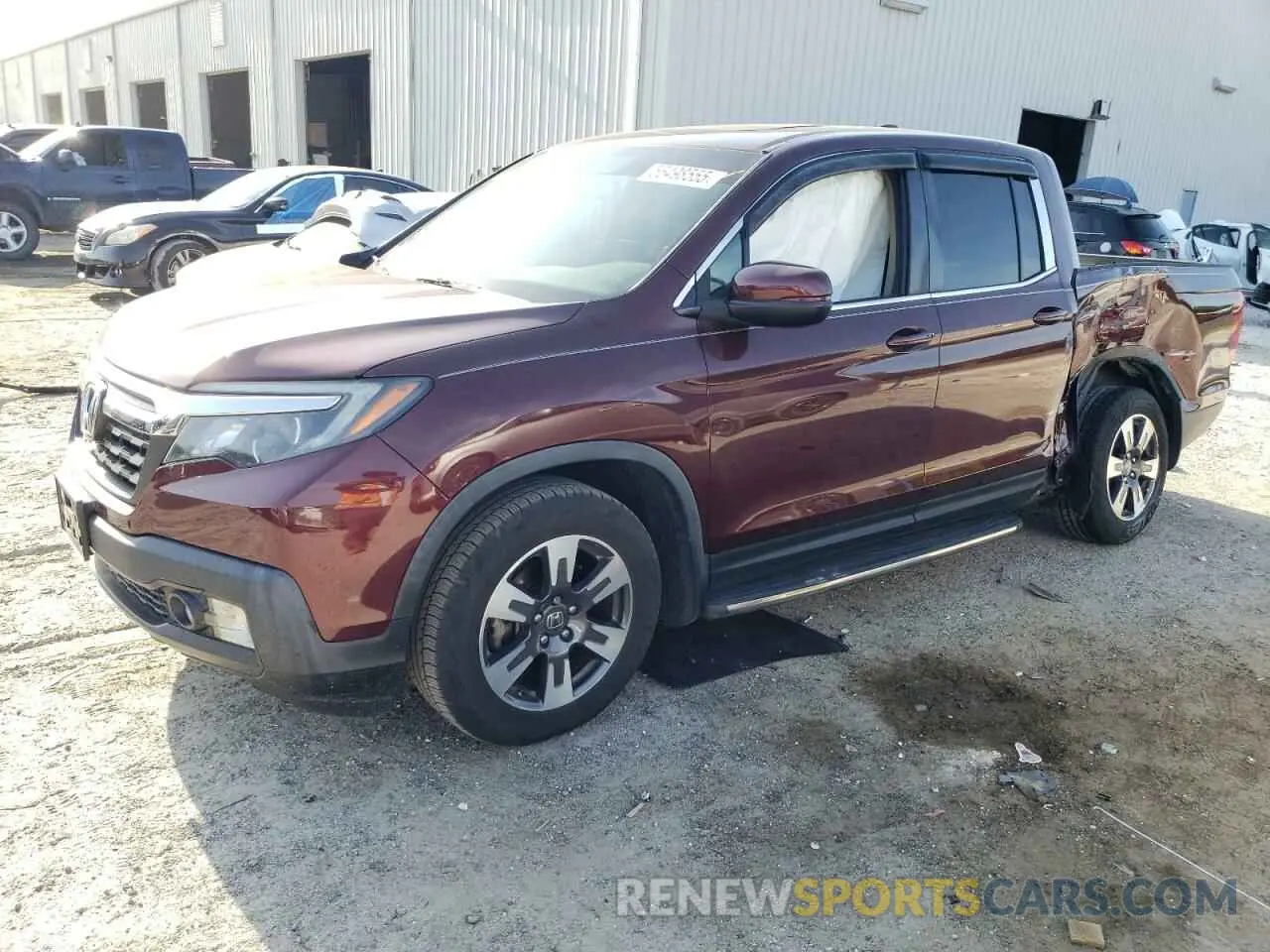 1 Photograph of a damaged car 5FPYK2F67KB001114 HONDA RIDGELINE 2019