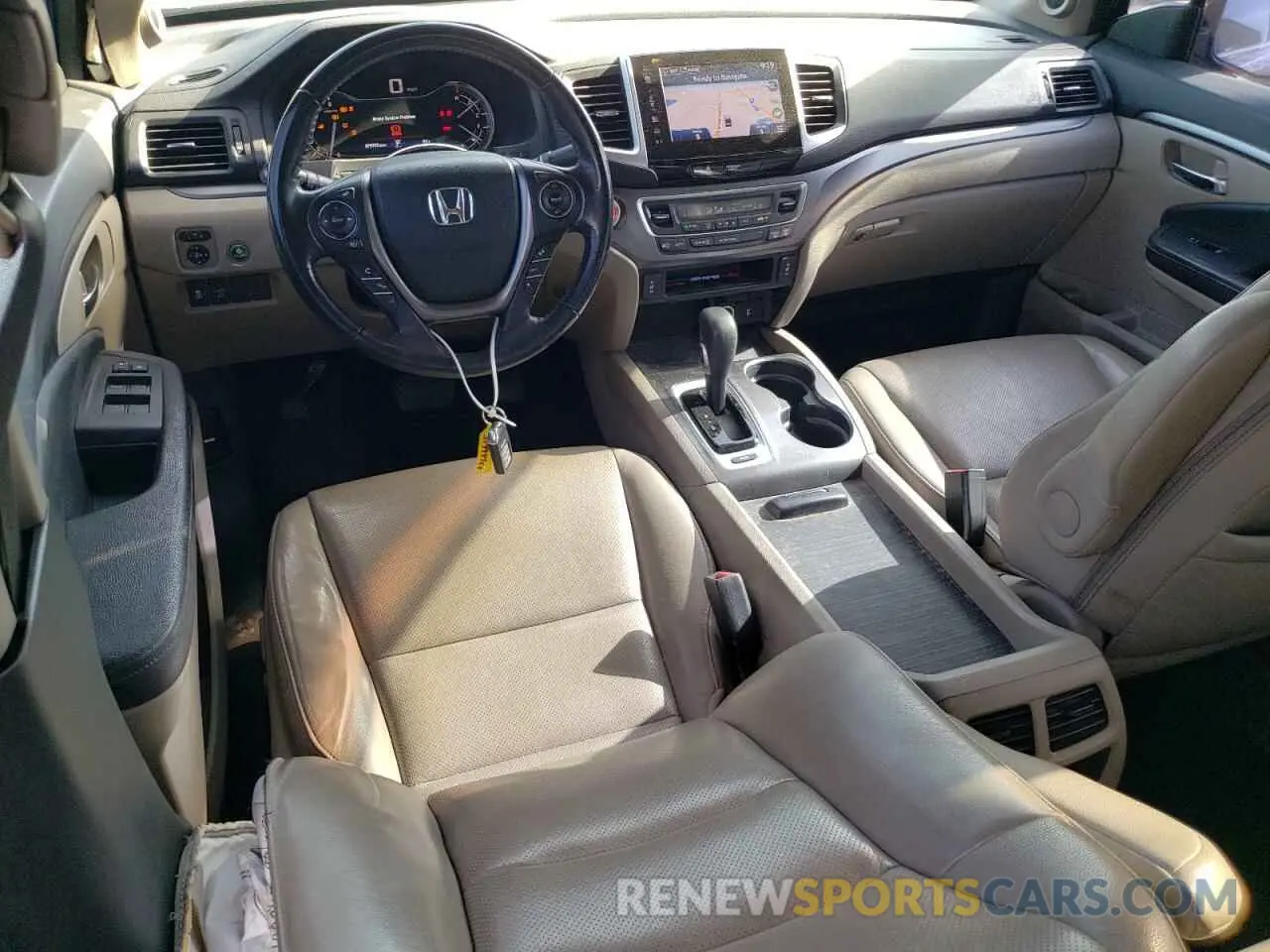 8 Photograph of a damaged car 5FPYK2F67KB001114 HONDA RIDGELINE 2019