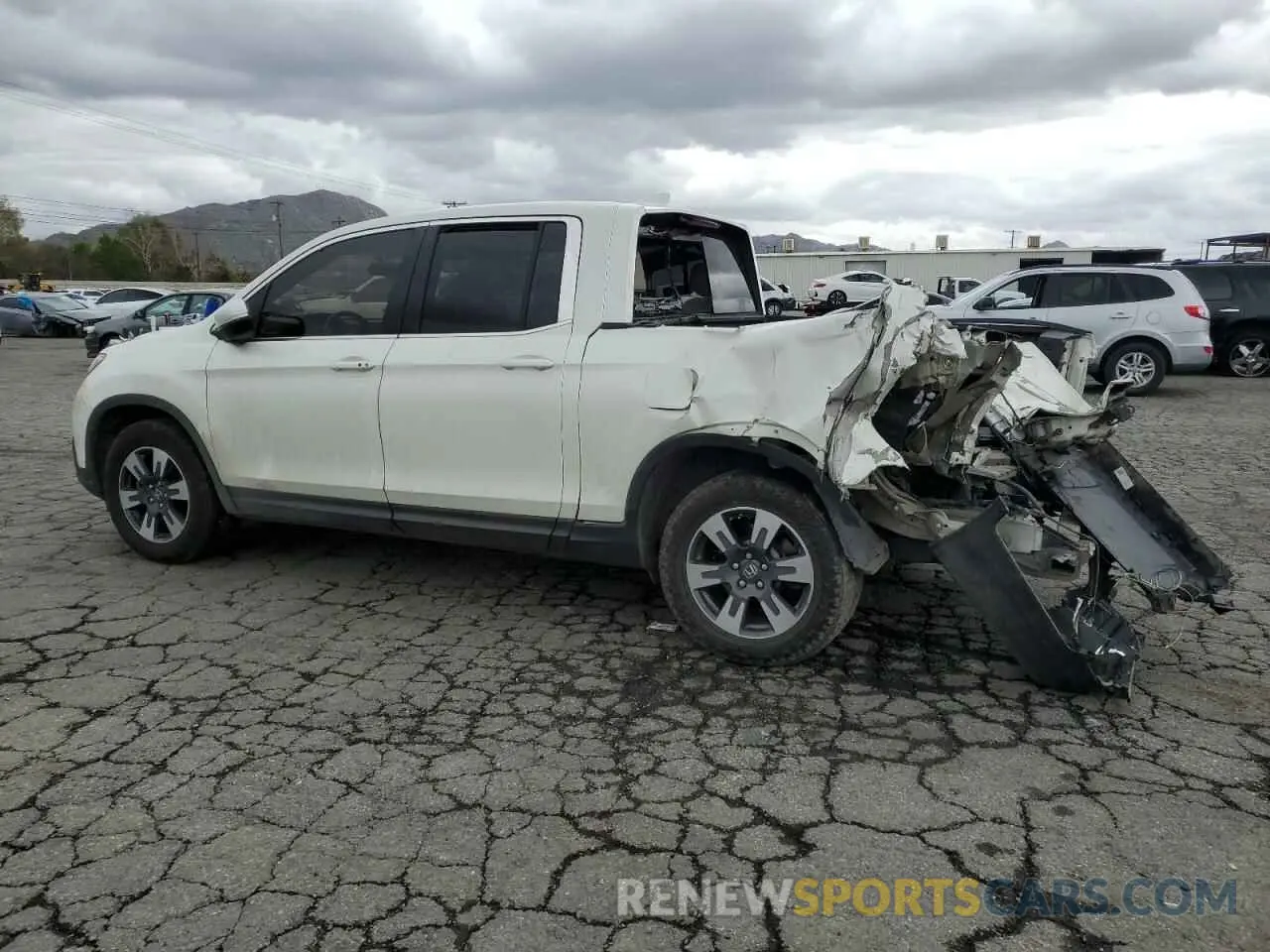2 Photograph of a damaged car 5FPYK2F69KB000014 HONDA RIDGELINE 2019