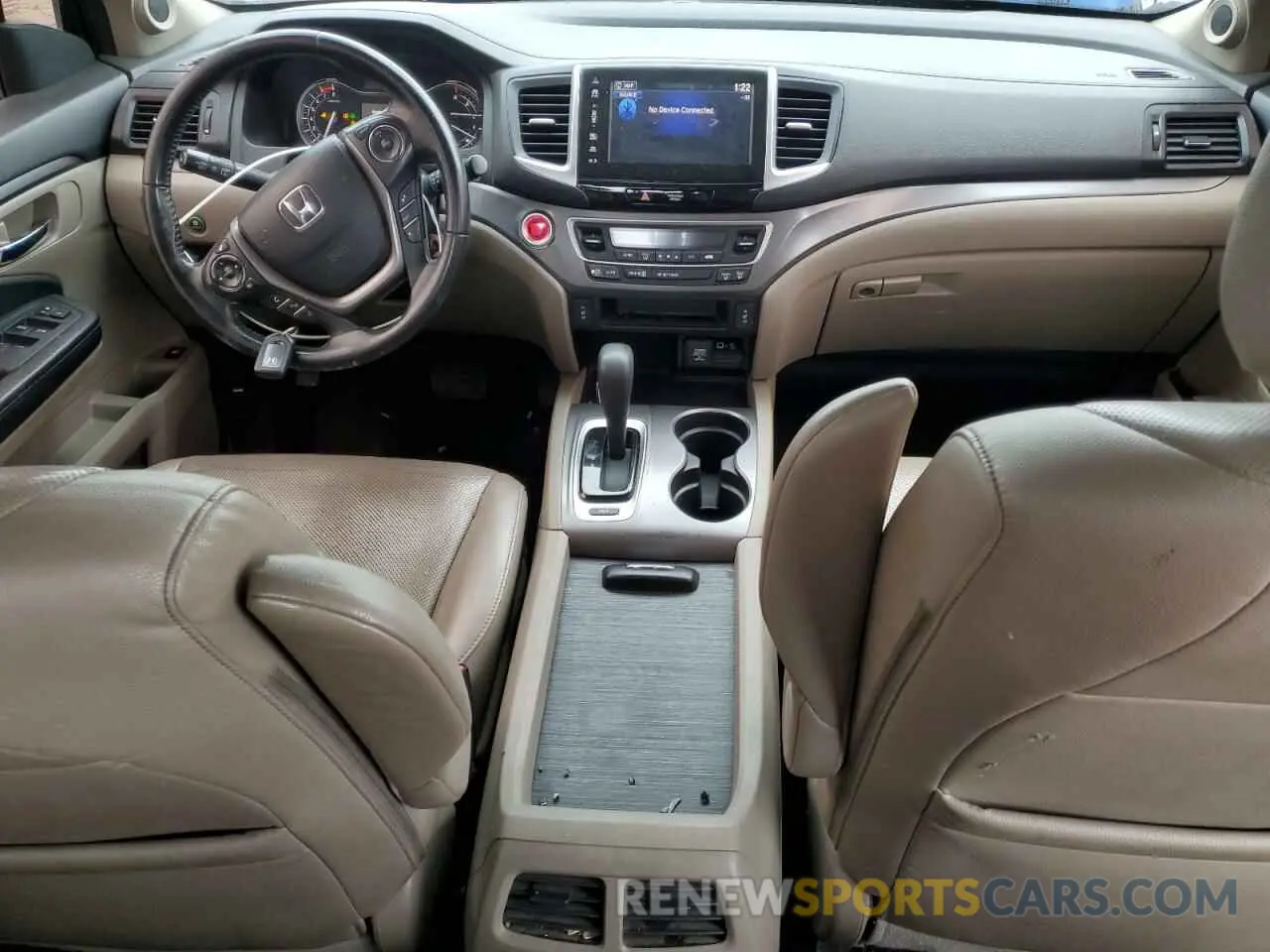 8 Photograph of a damaged car 5FPYK2F69KB000014 HONDA RIDGELINE 2019