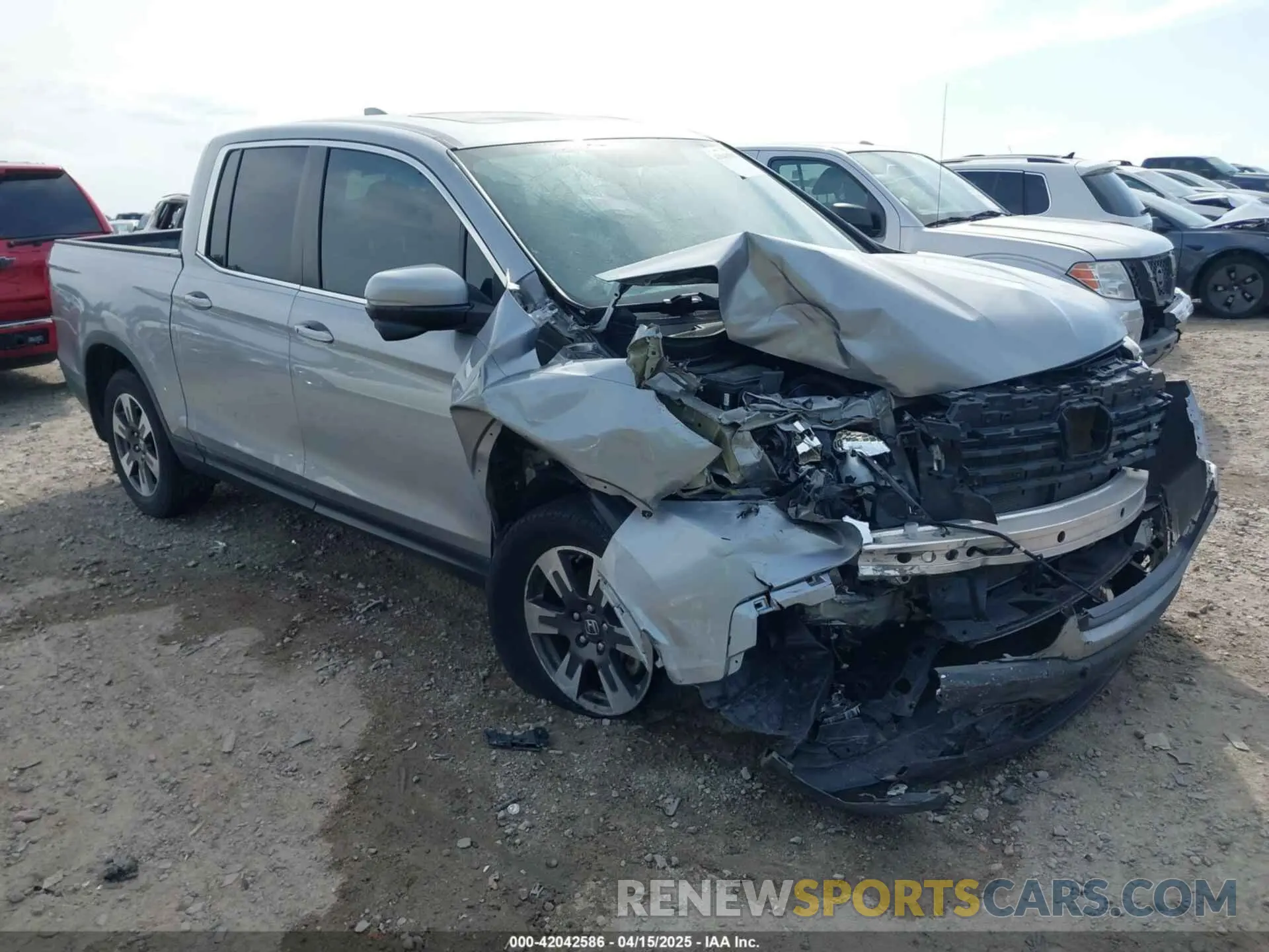 1 Photograph of a damaged car 5FPYK2F69KB004533 HONDA RIDGELINE 2019