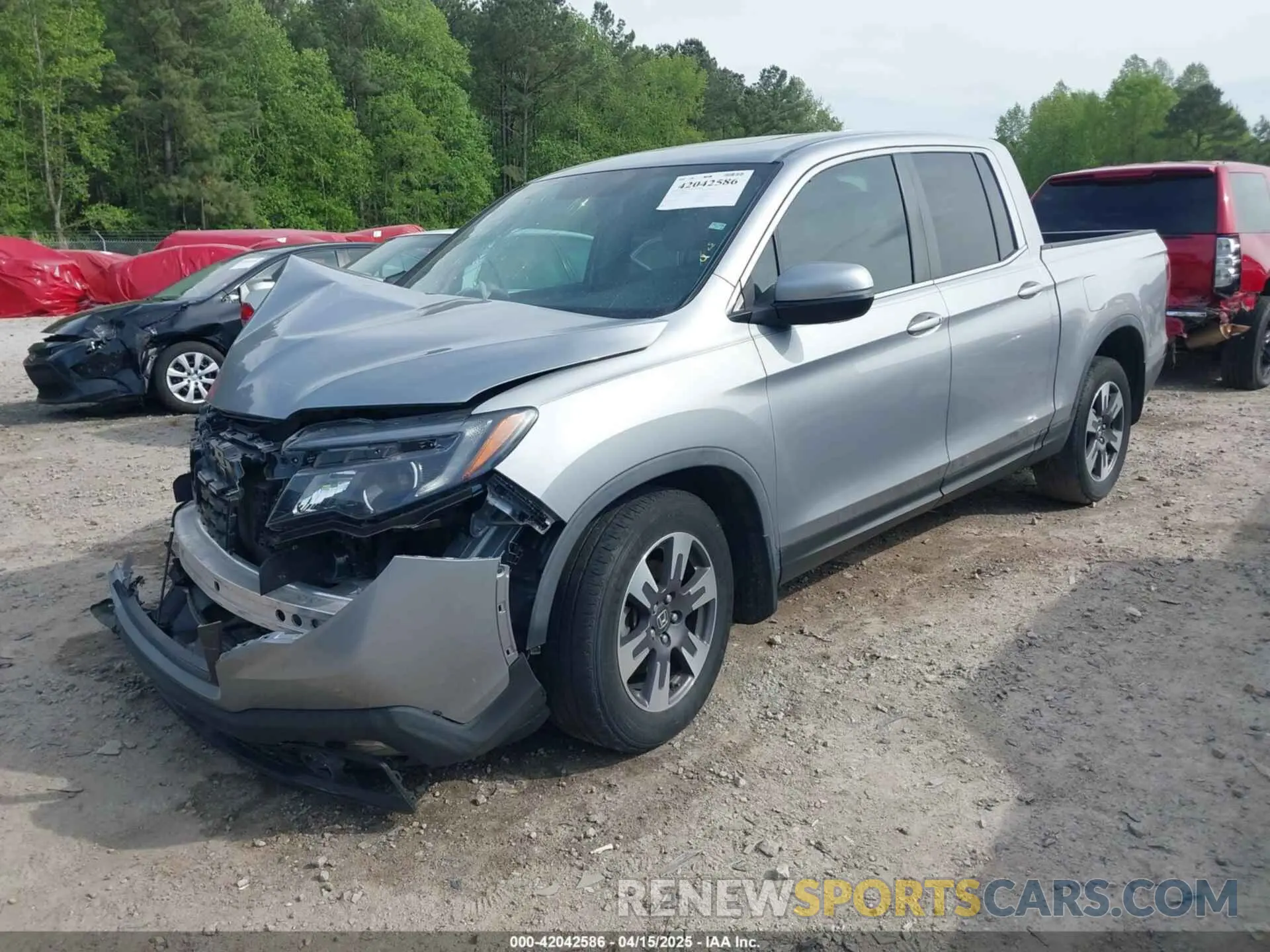 2 Photograph of a damaged car 5FPYK2F69KB004533 HONDA RIDGELINE 2019