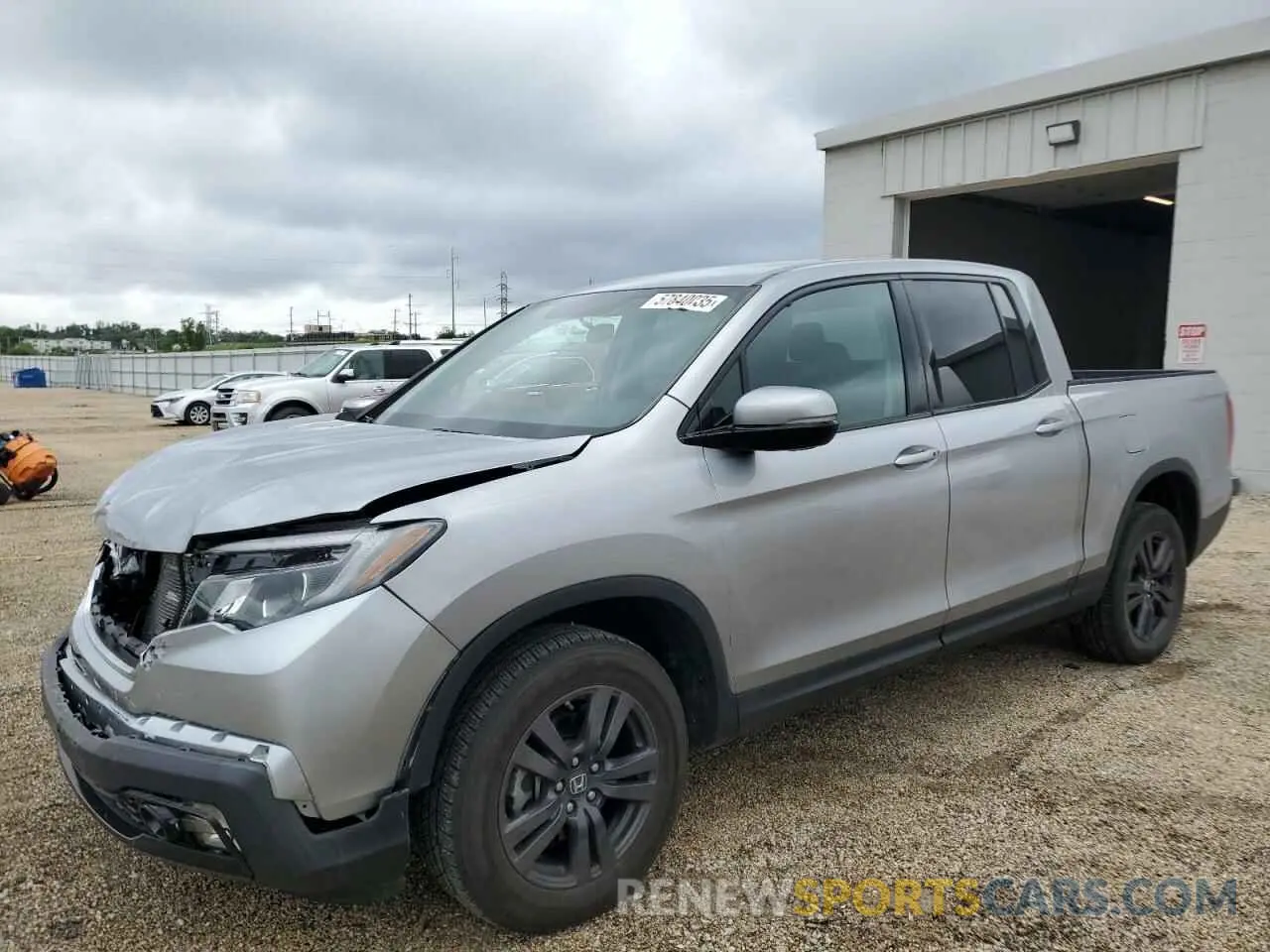 1 Photograph of a damaged car 5FPYK3F17KB042627 HONDA RIDGELINE 2019