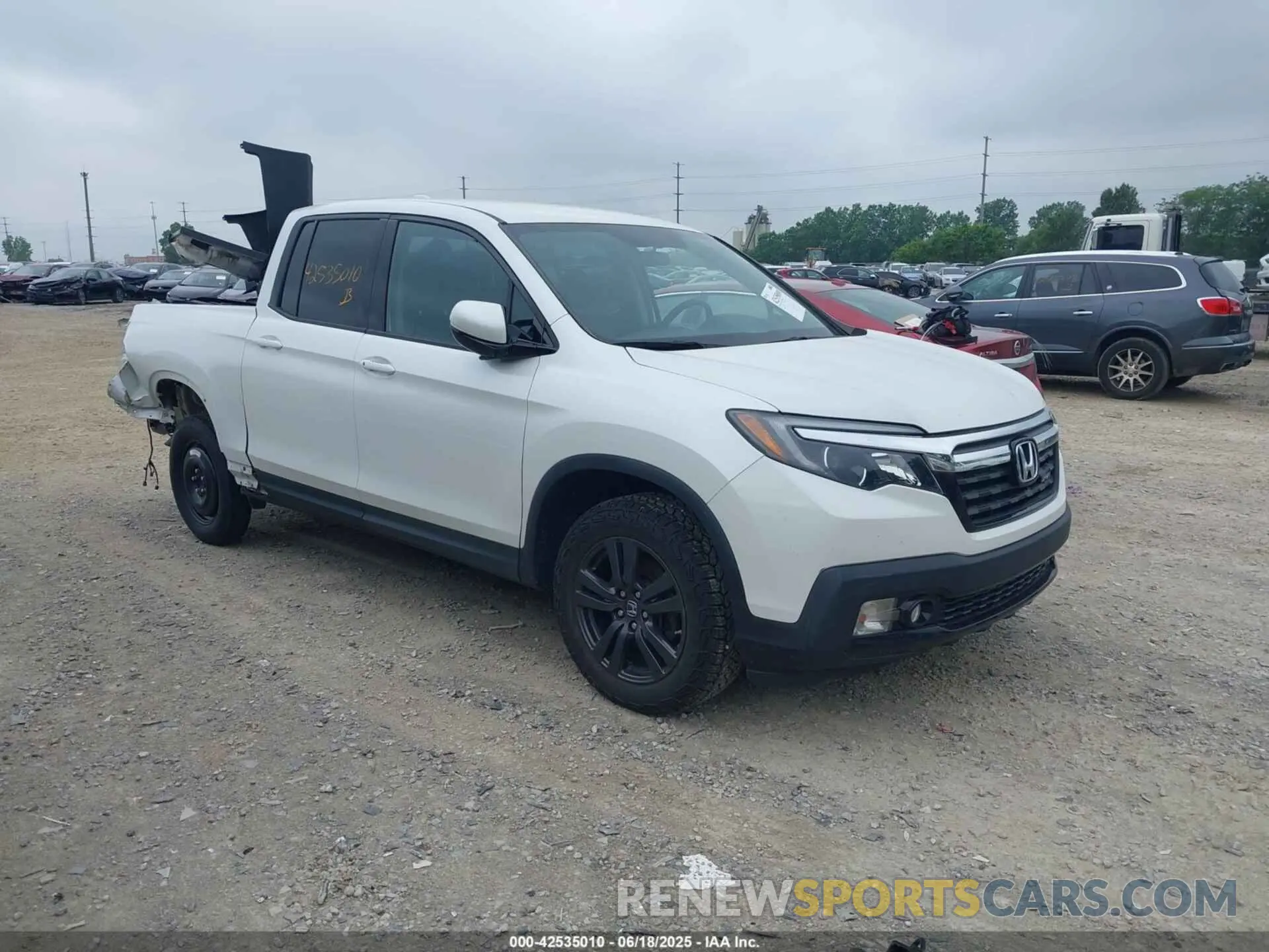 1 Photograph of a damaged car 5FPYK3F18KB046976 HONDA RIDGELINE 2019