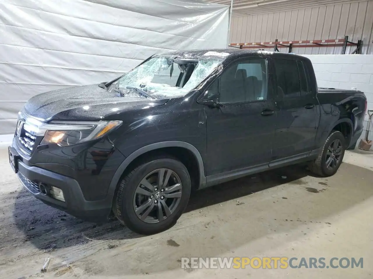 1 Photograph of a damaged car 5FPYK3F19KB041933 HONDA RIDGELINE 2019