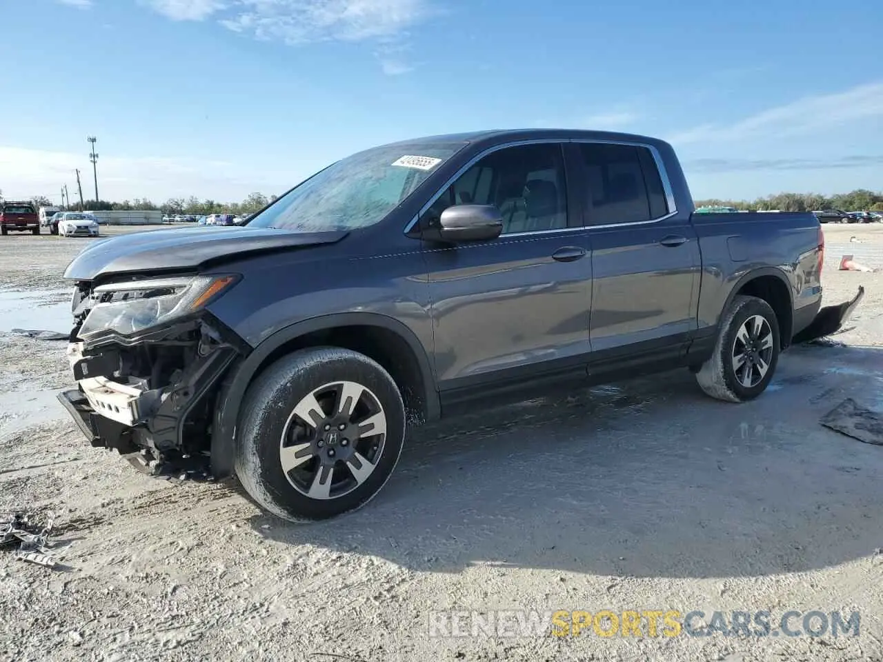 1 Photograph of a damaged car 5FPYK3F51KB014910 HONDA RIDGELINE 2019