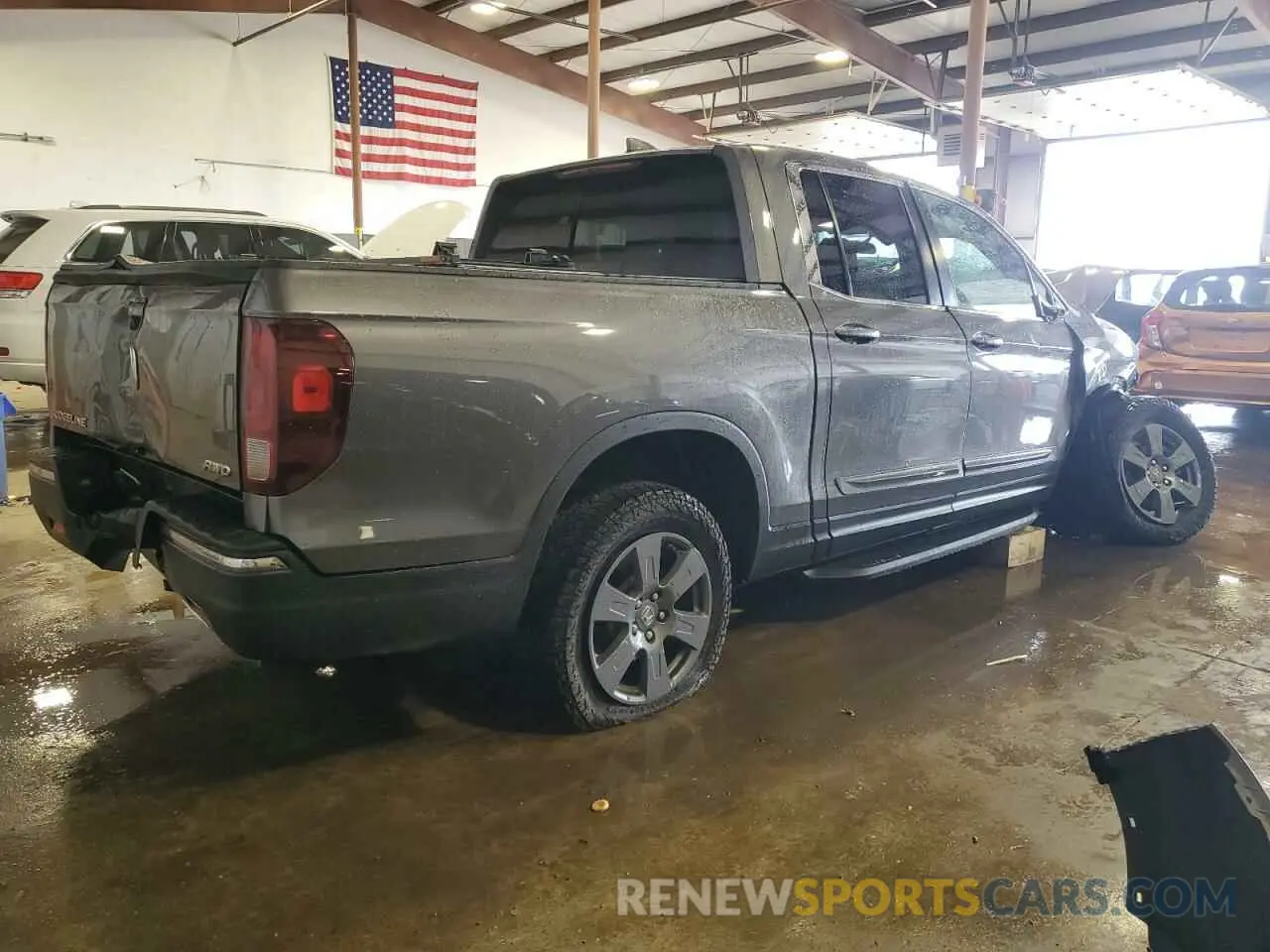 3 Photograph of a damaged car 5FPYK3F52KB041551 HONDA RIDGELINE 2019