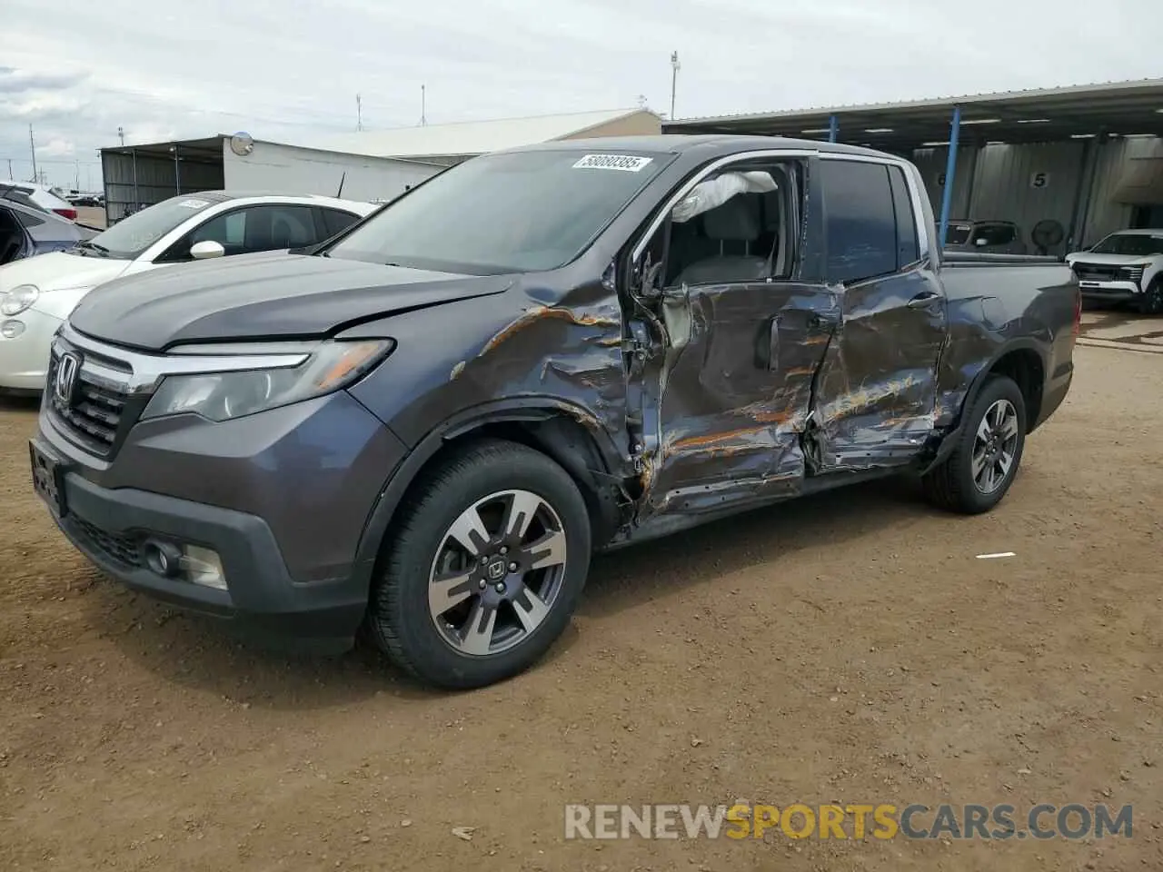 1 Photograph of a damaged car 5FPYK3F55KB005630 HONDA RIDGELINE 2019