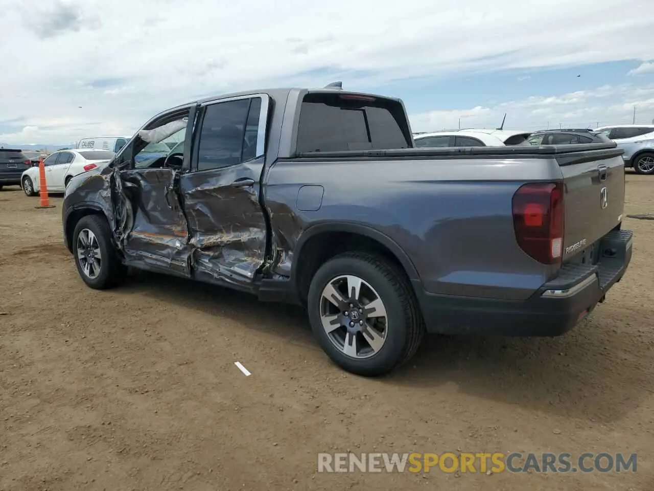 2 Photograph of a damaged car 5FPYK3F55KB005630 HONDA RIDGELINE 2019