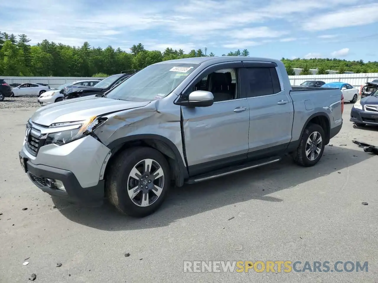 1 Photograph of a damaged car 5FPYK3F57KB001594 HONDA RIDGELINE 2019