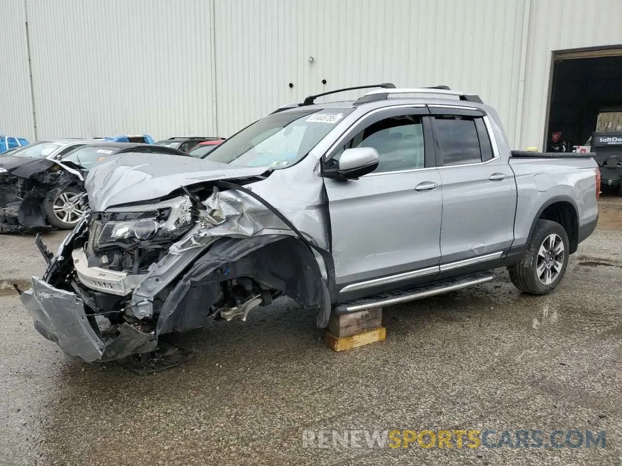 1 Photograph of a damaged car 5FPYK3F57KB014653 HONDA RIDGELINE 2019