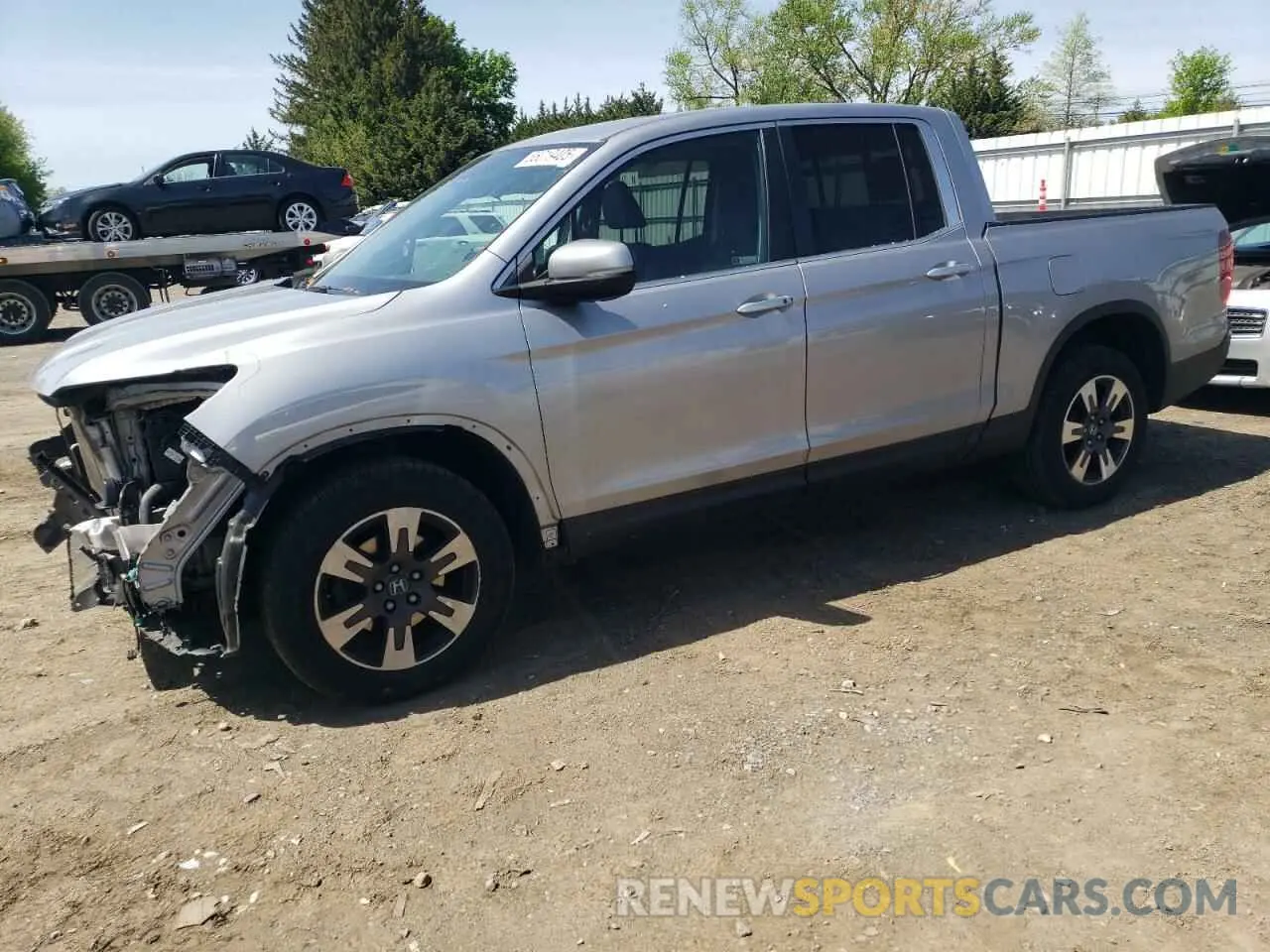 1 Photograph of a damaged car 5FPYK3F57KB048575 HONDA RIDGELINE 2019
