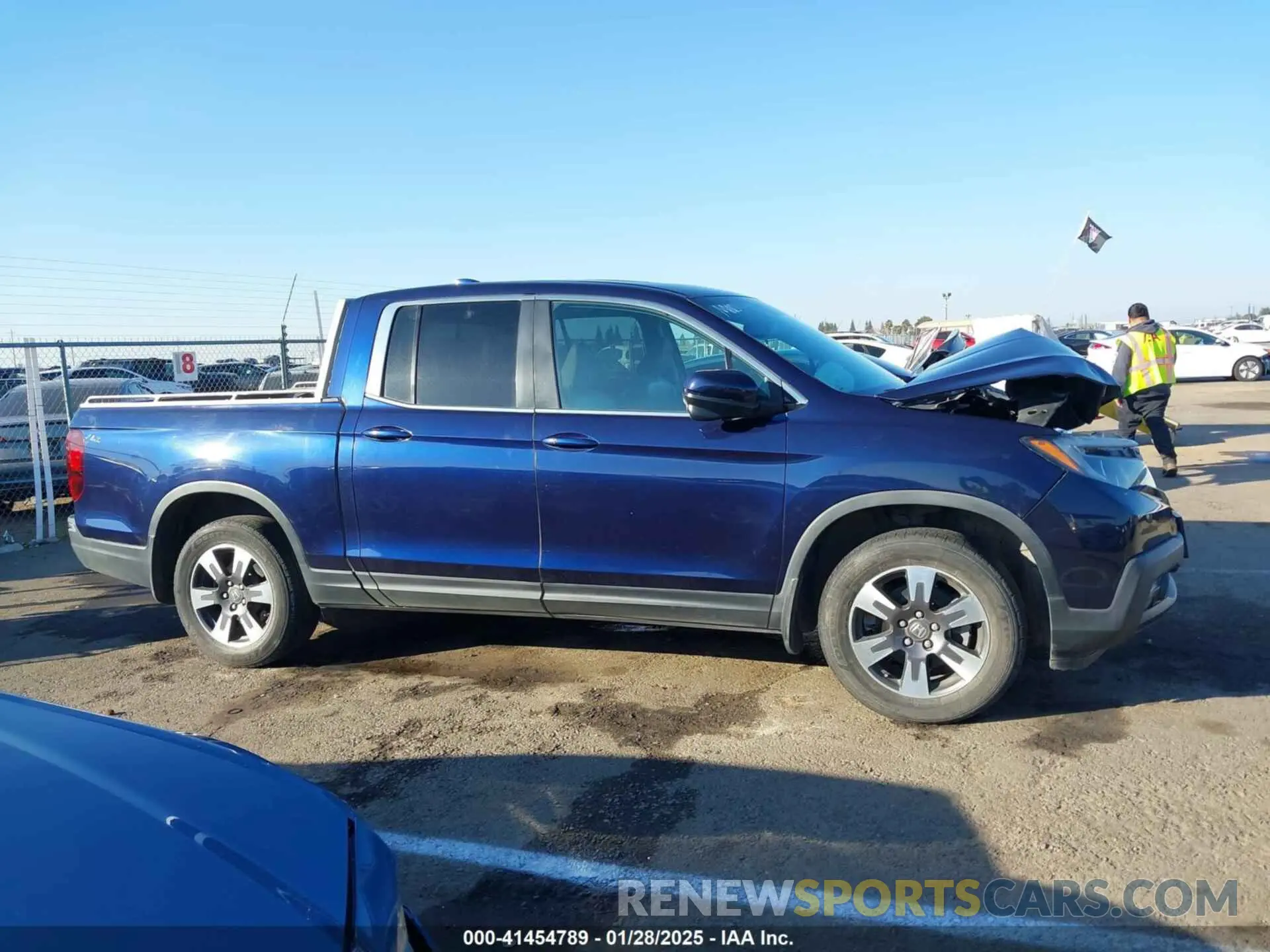 13 Photograph of a damaged car 5FPYK3F63KB009202 HONDA RIDGELINE 2019