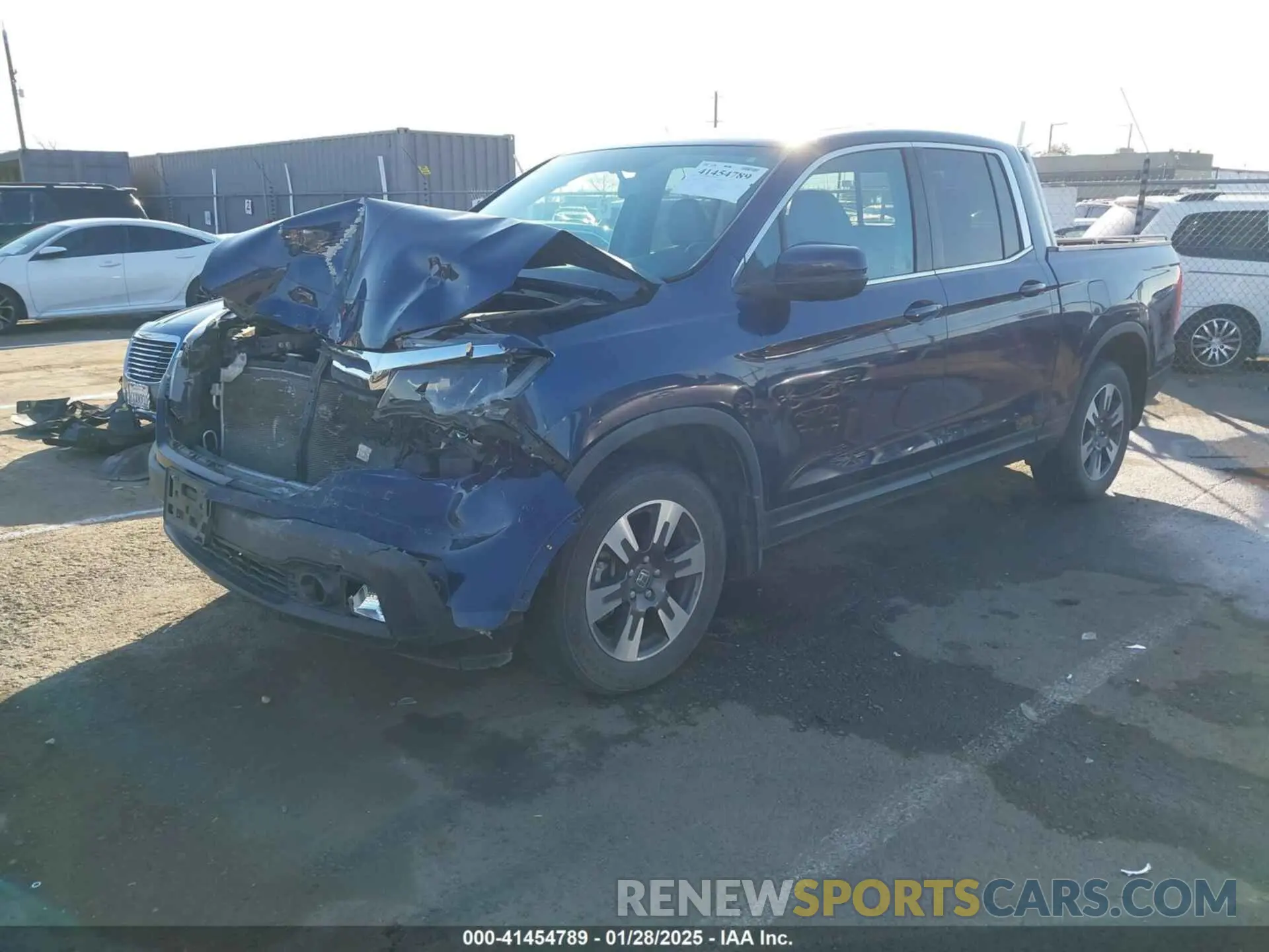 2 Photograph of a damaged car 5FPYK3F63KB009202 HONDA RIDGELINE 2019