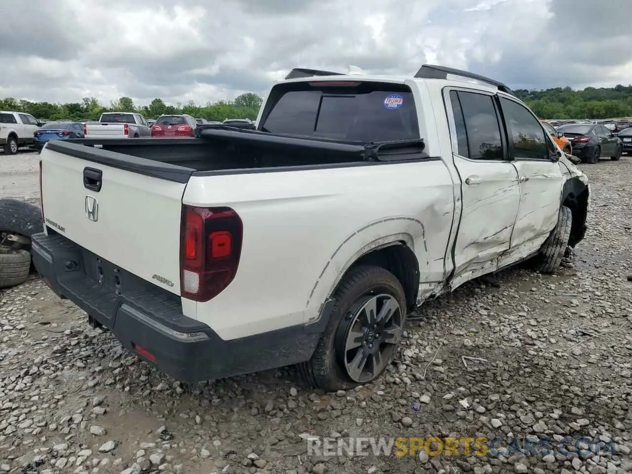 3 Photograph of a damaged car 5FPYK3F67KB027766 HONDA RIDGELINE 2019