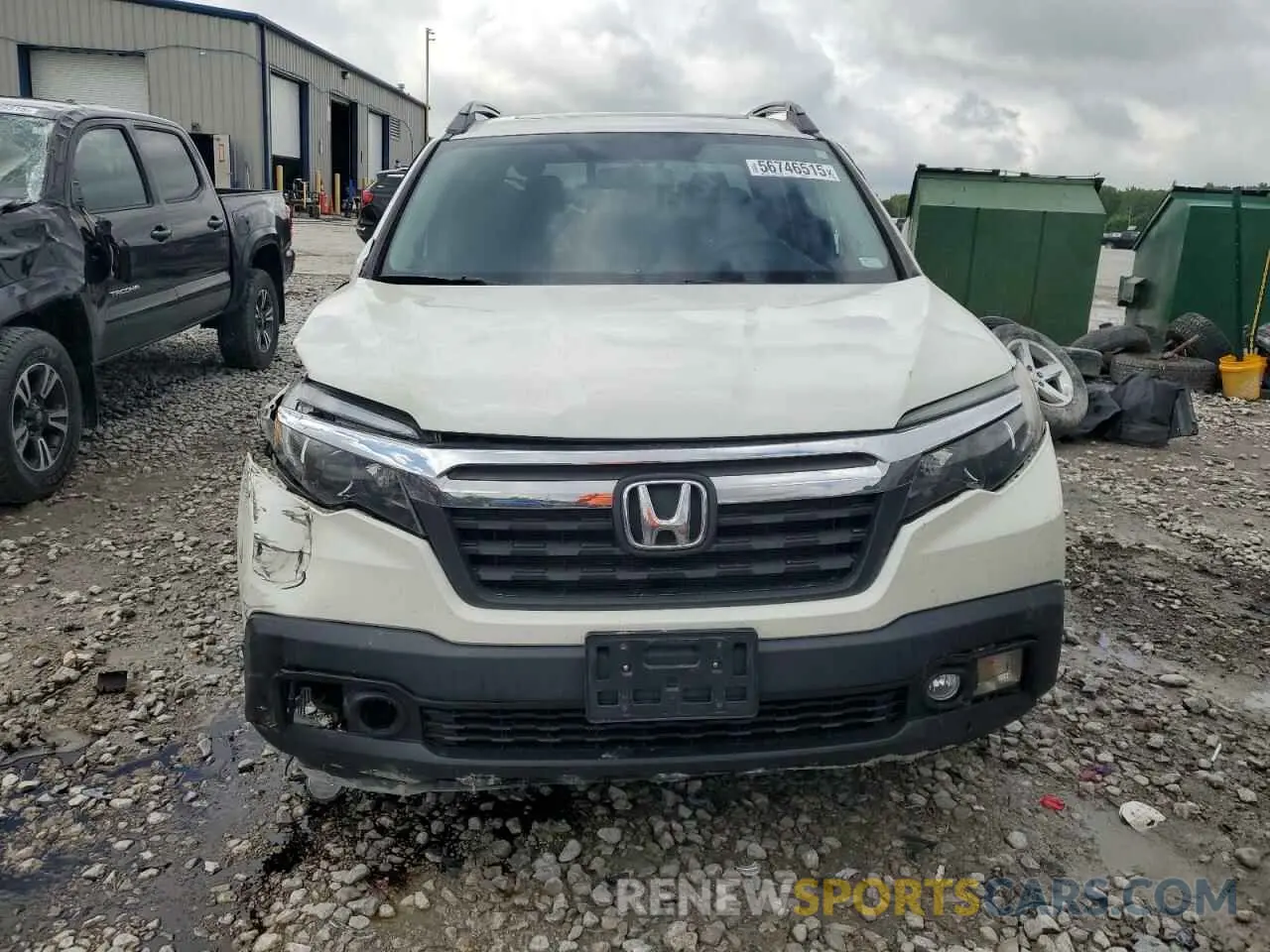 5 Photograph of a damaged car 5FPYK3F67KB027766 HONDA RIDGELINE 2019