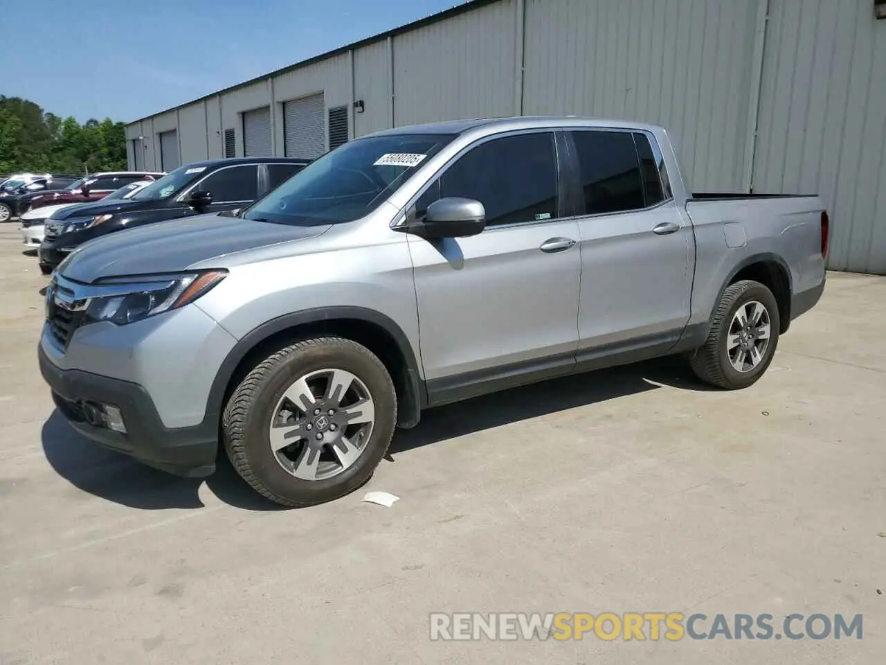 1 Photograph of a damaged car 5FPYK3F67KB031672 HONDA RIDGELINE 2019