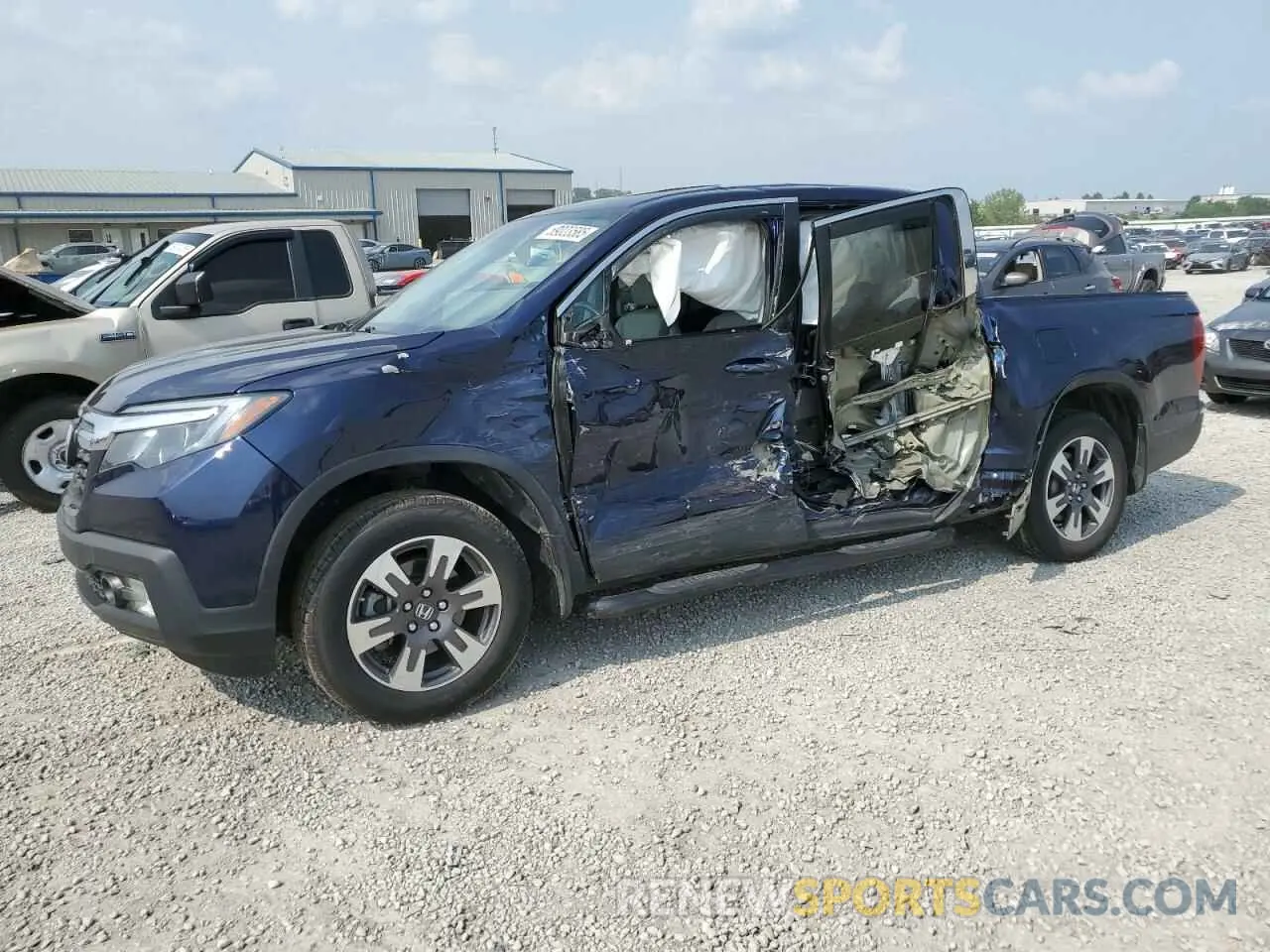 1 Photograph of a damaged car 5FPYK3F69KB033438 HONDA RIDGELINE 2019
