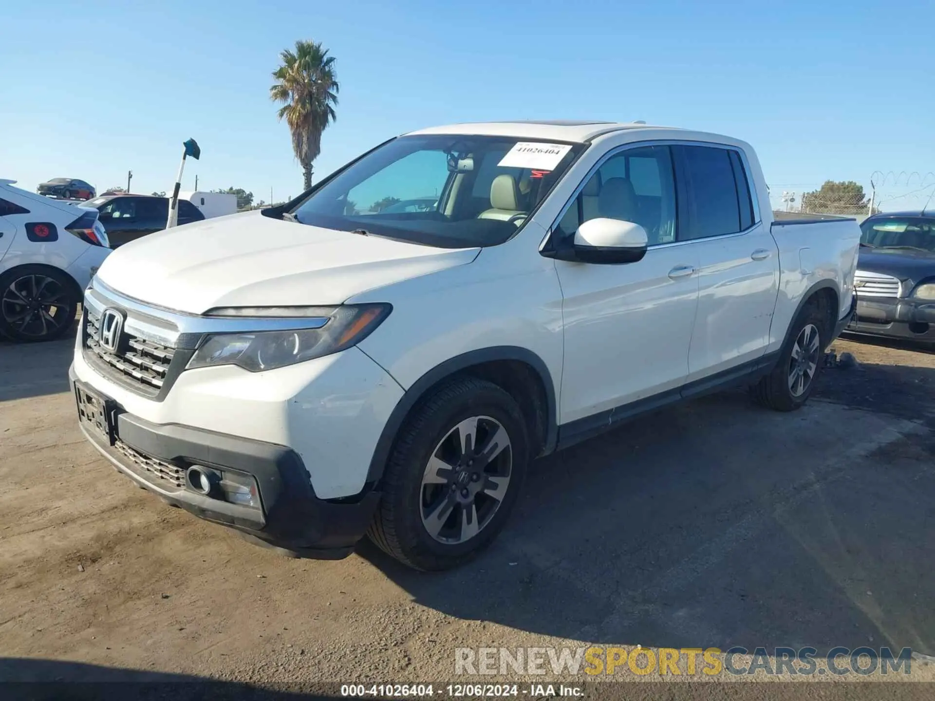 2 Photograph of a damaged car 5FPYK3F6XKB032833 HONDA RIDGELINE 2019