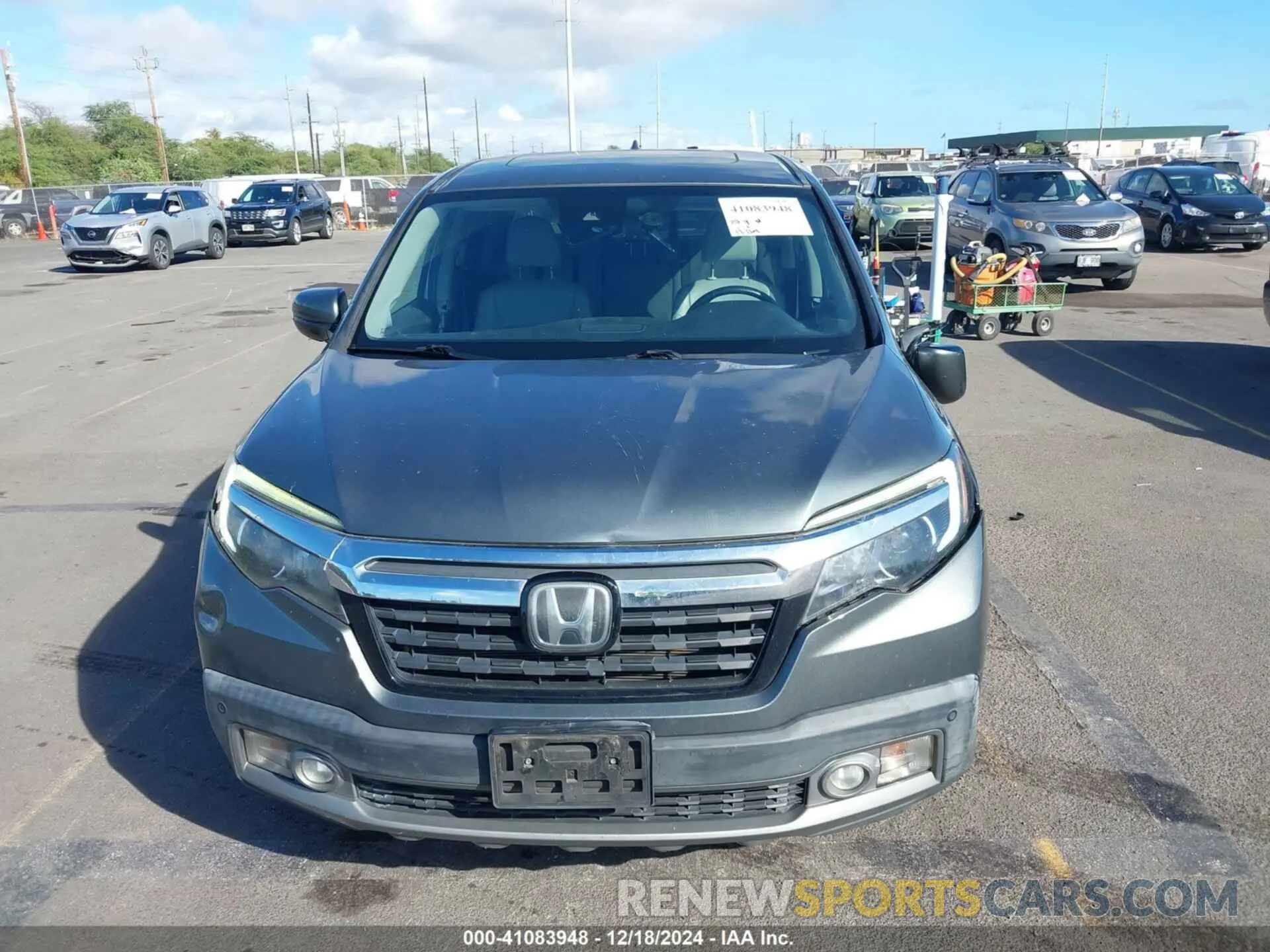 13 Photograph of a damaged car 5FPYK3F70KB003639 HONDA RIDGELINE 2019