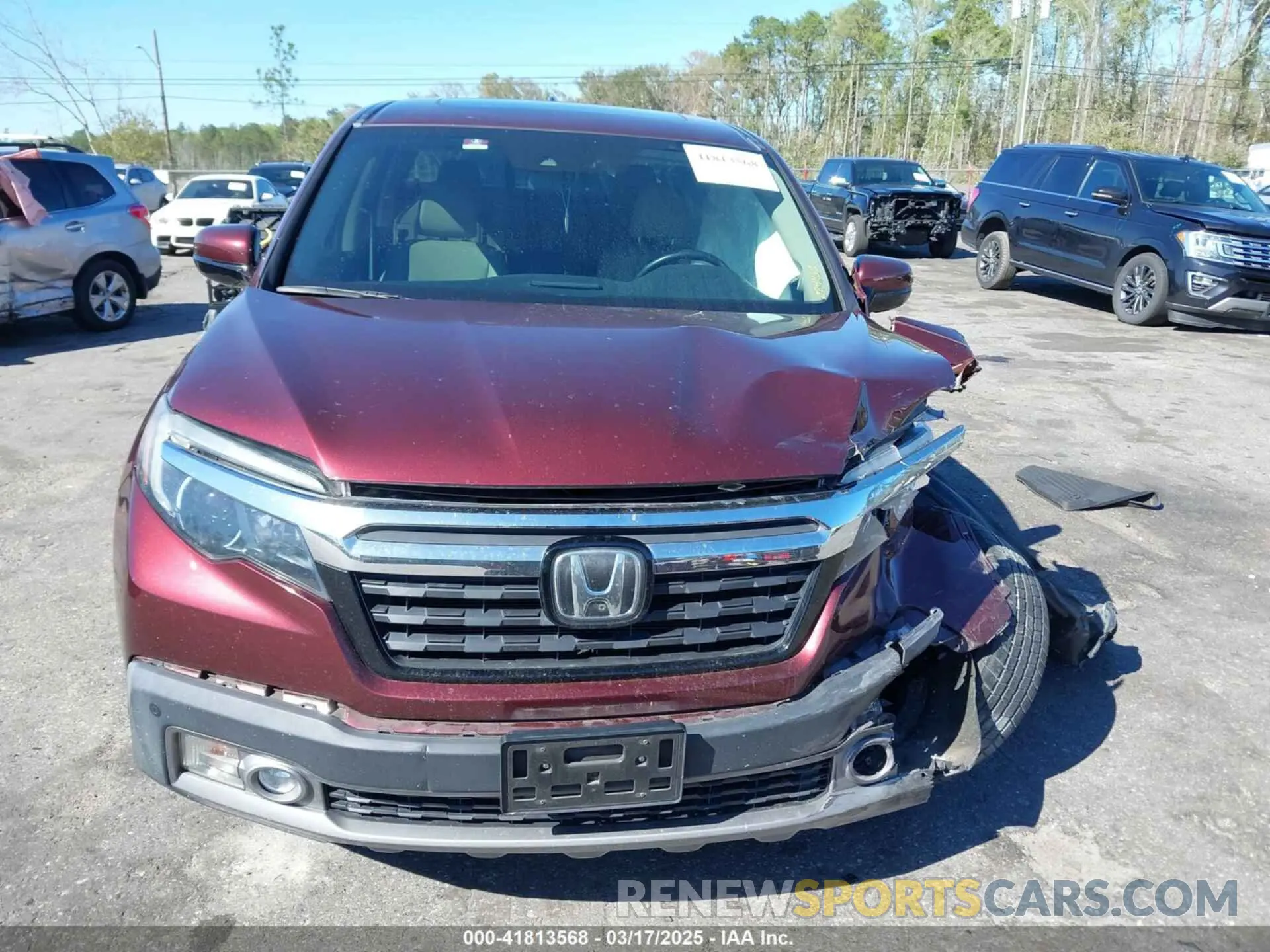 11 Photograph of a damaged car 5FPYK3F72KB024461 HONDA RIDGELINE 2019