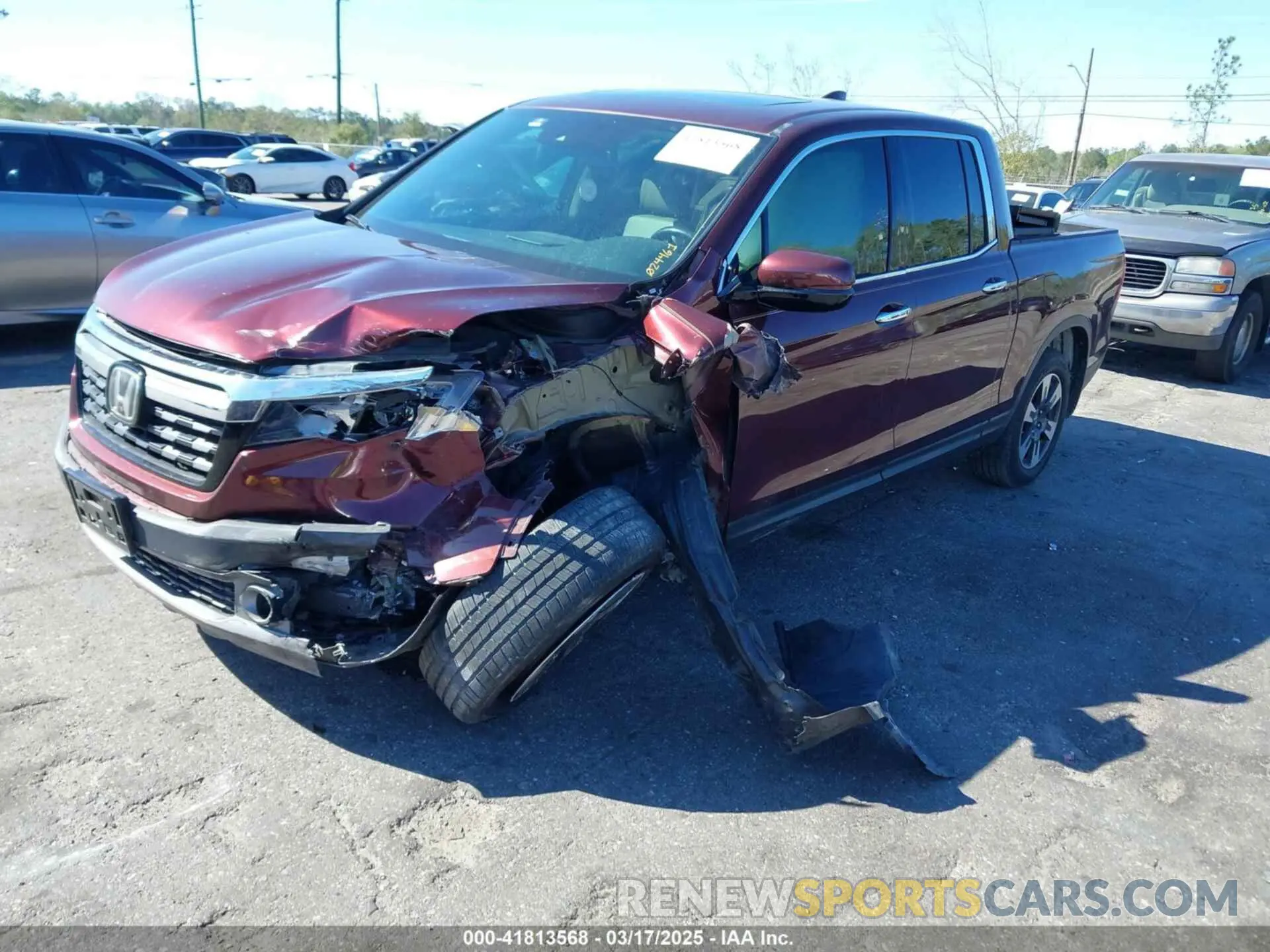 2 Photograph of a damaged car 5FPYK3F72KB024461 HONDA RIDGELINE 2019