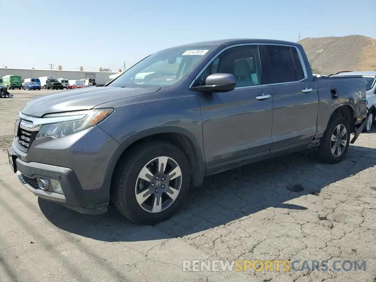 1 Photograph of a damaged car 5FPYK3F73KB016675 HONDA RIDGELINE 2019