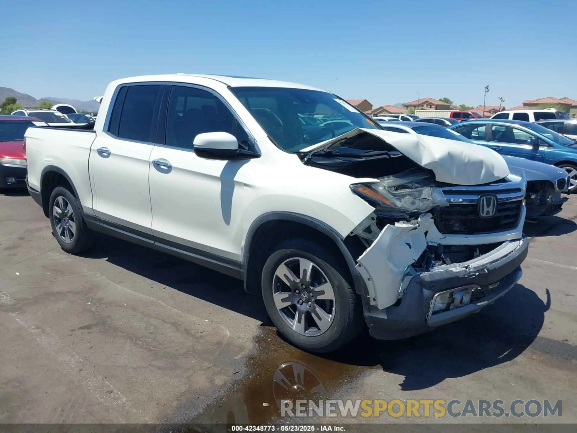 1 Photograph of a damaged car 5FPYK3F74KB009279 HONDA RIDGELINE 2019