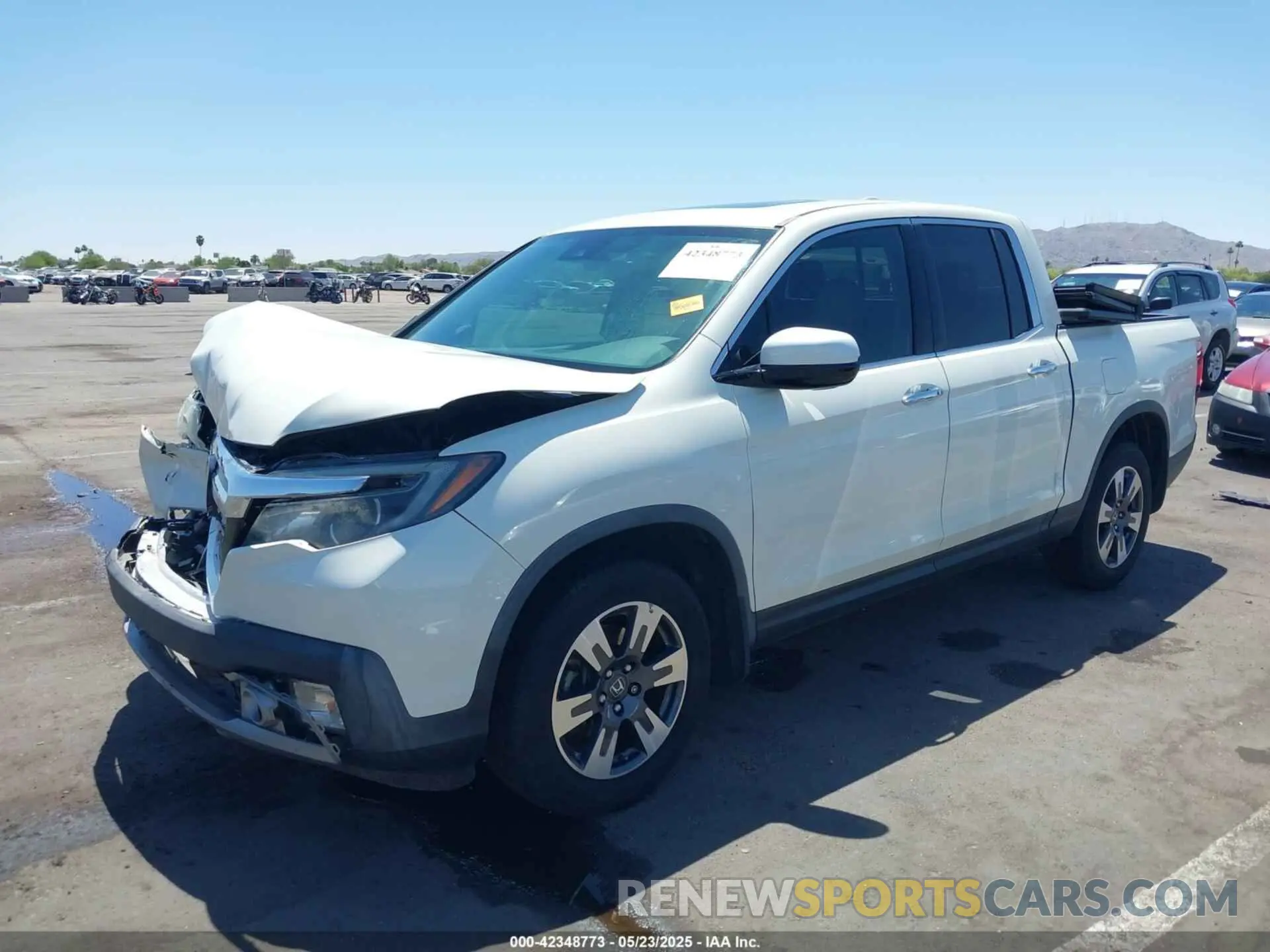 2 Photograph of a damaged car 5FPYK3F74KB009279 HONDA RIDGELINE 2019
