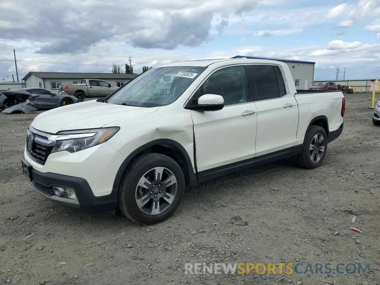 1 Photograph of a damaged car 5FPYK3F74KB039057 HONDA RIDGELINE 2019