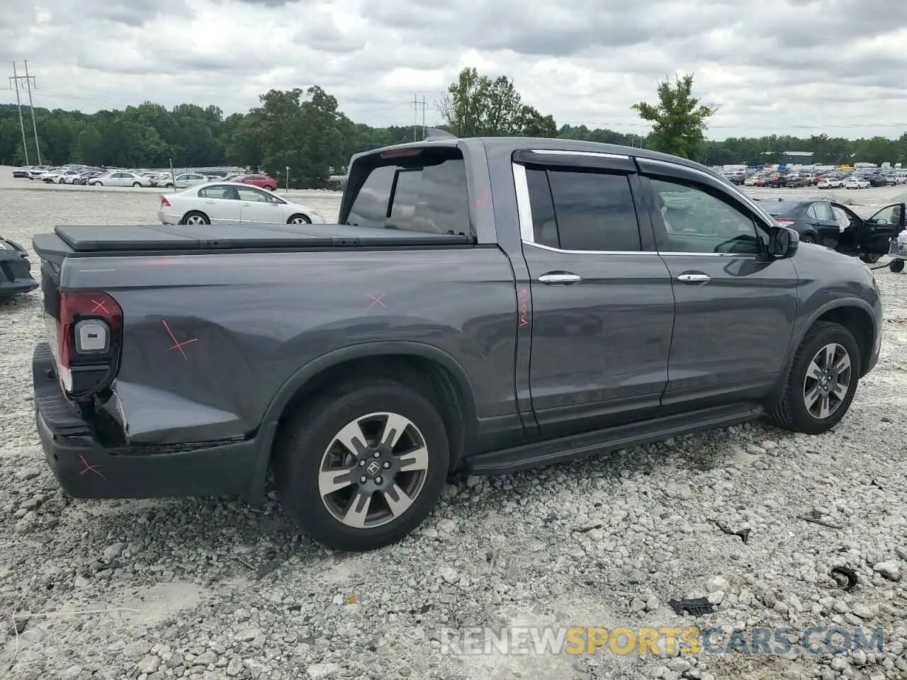 3 Photograph of a damaged car 5FPYK3F77KB005131 HONDA RIDGELINE 2019