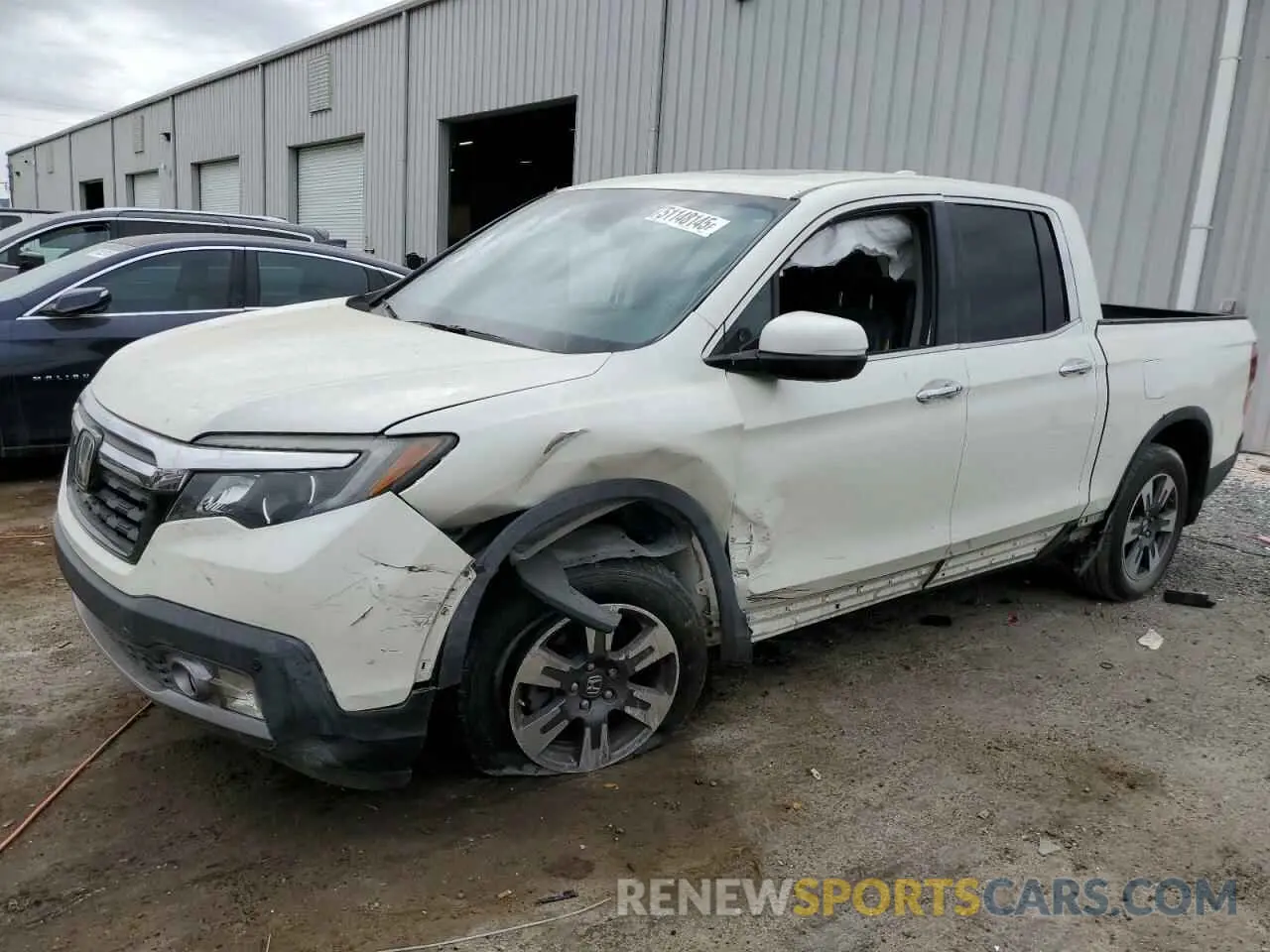 1 Photograph of a damaged car 5FPYK3F78KB004490 HONDA RIDGELINE 2019