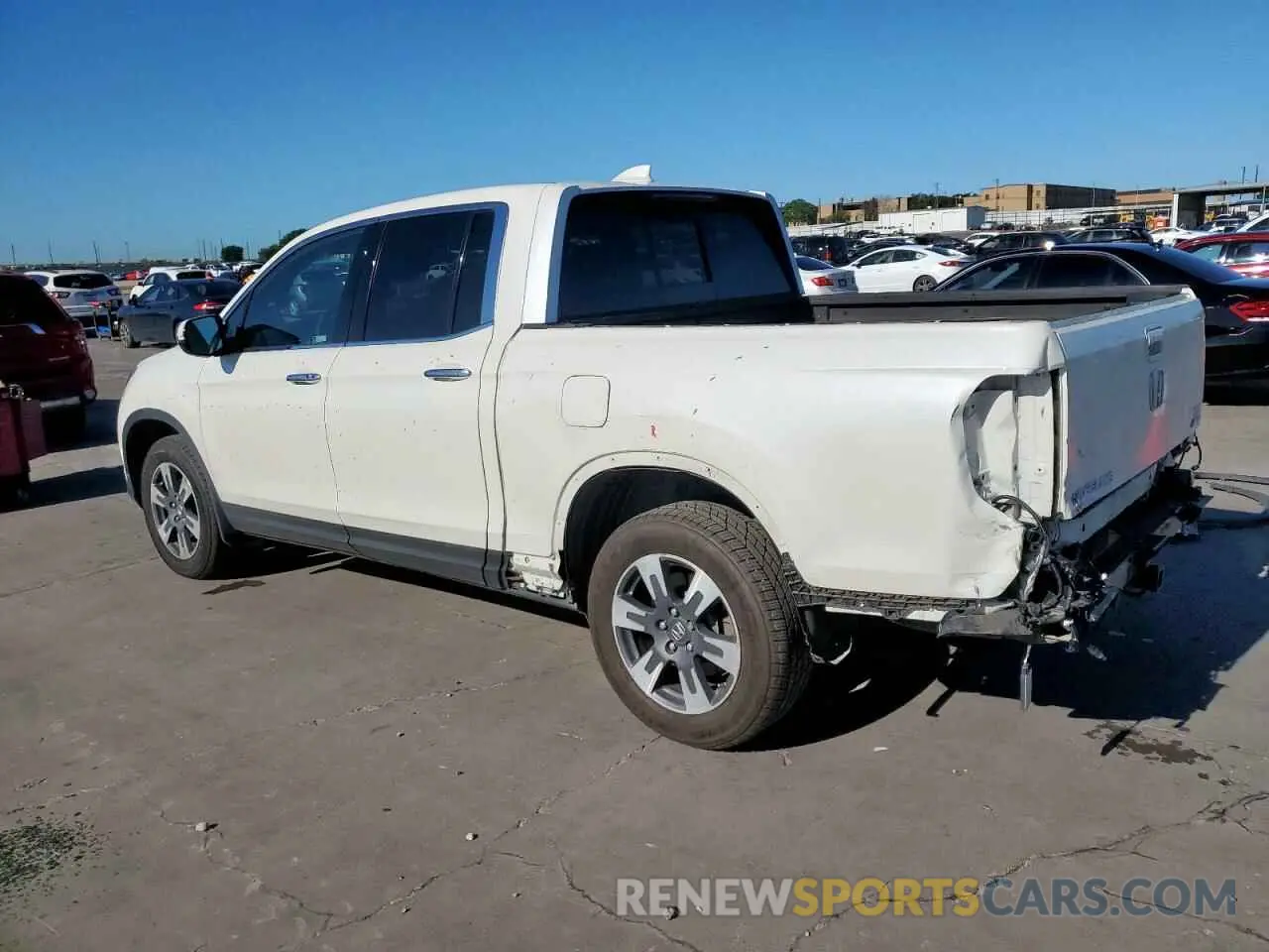 2 Photograph of a damaged car 5FPYK3F7XKB002241 HONDA RIDGELINE 2019