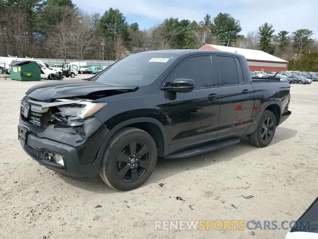 1 Photograph of a damaged car 5FPYK3F83KB009959 HONDA RIDGELINE 2019