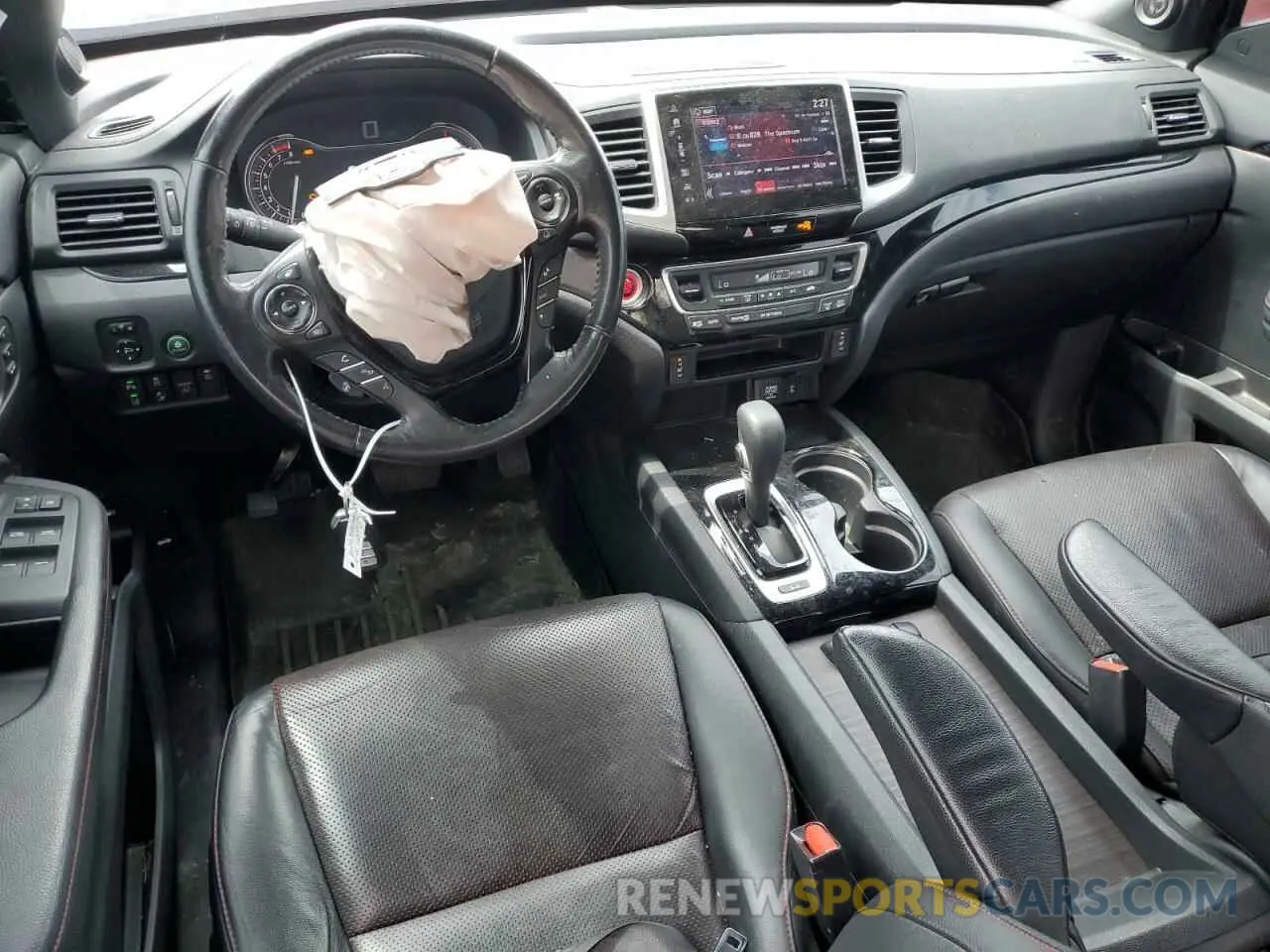 8 Photograph of a damaged car 5FPYK3F89KB007780 HONDA RIDGELINE 2019
