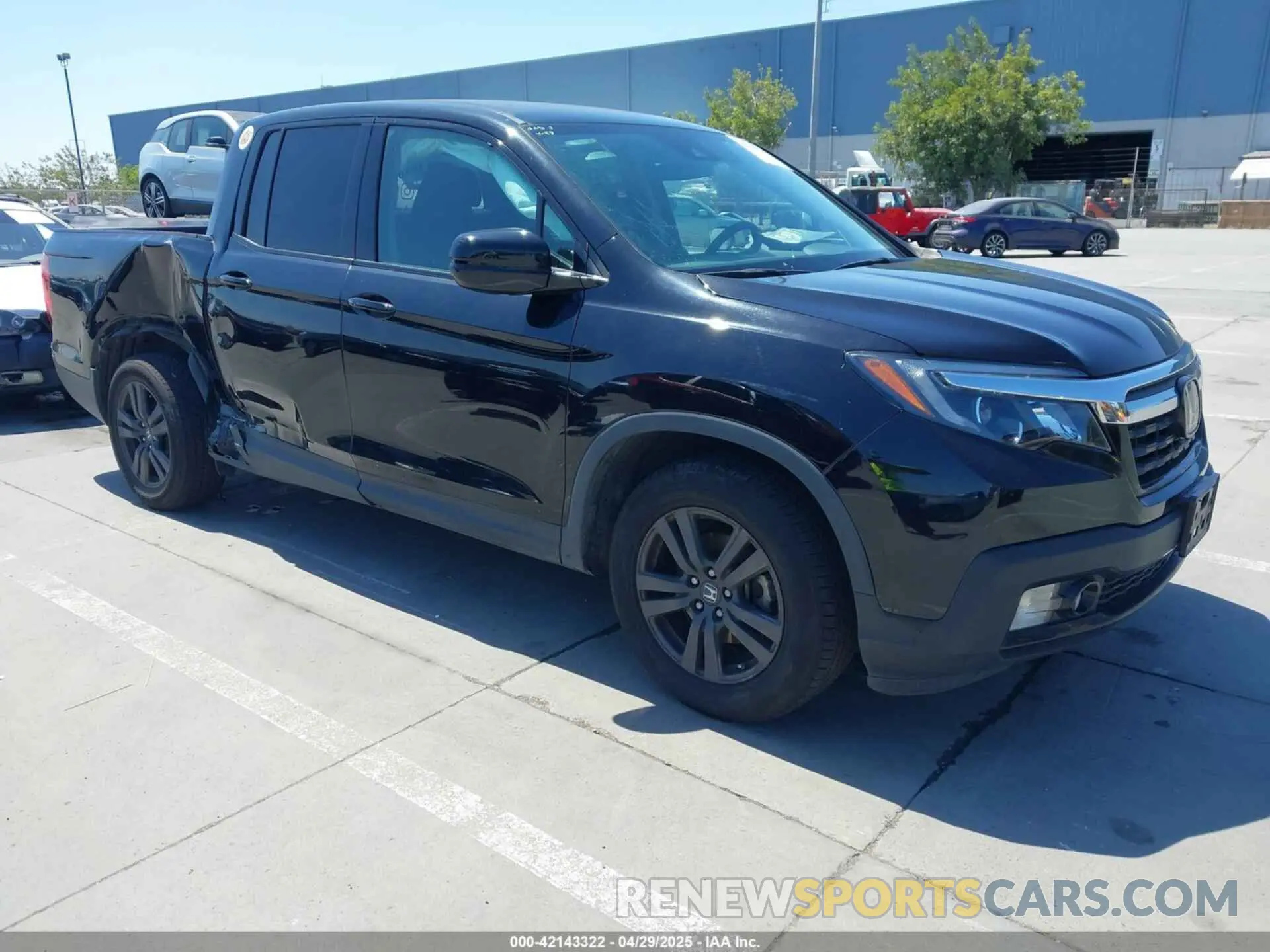 1 Photograph of a damaged car 5FPYK2F19LB000049 HONDA RIDGELINE 2020