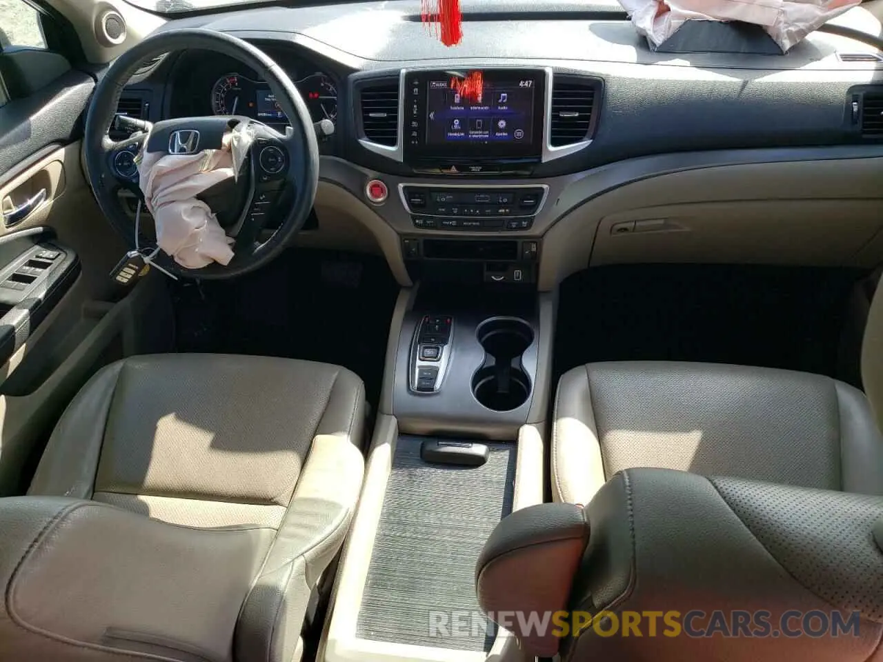 8 Photograph of a damaged car 5FPYK2F56LB000139 HONDA RIDGELINE 2020