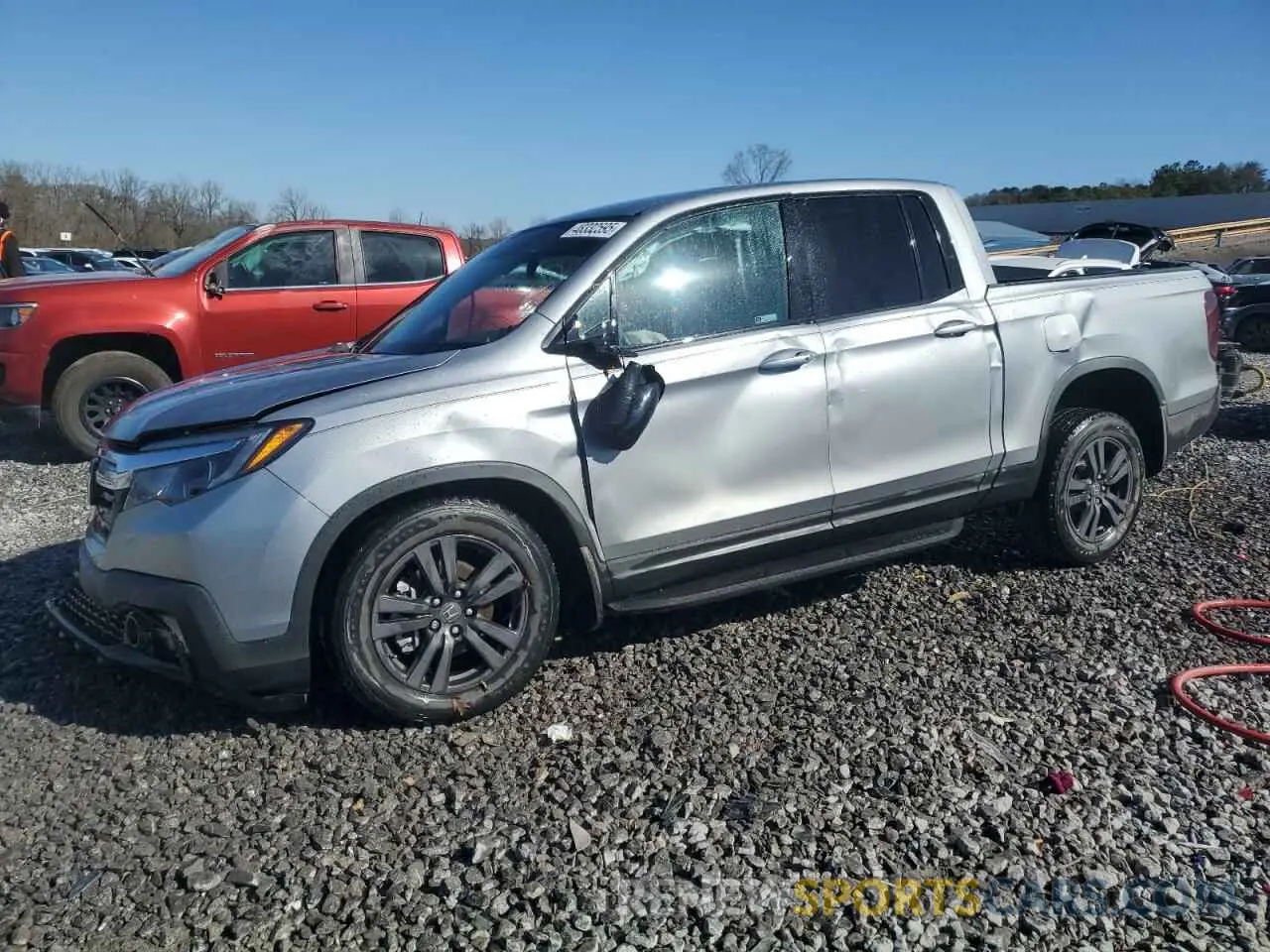 1 Photograph of a damaged car 5FPYK3F10LB021538 HONDA RIDGELINE 2020