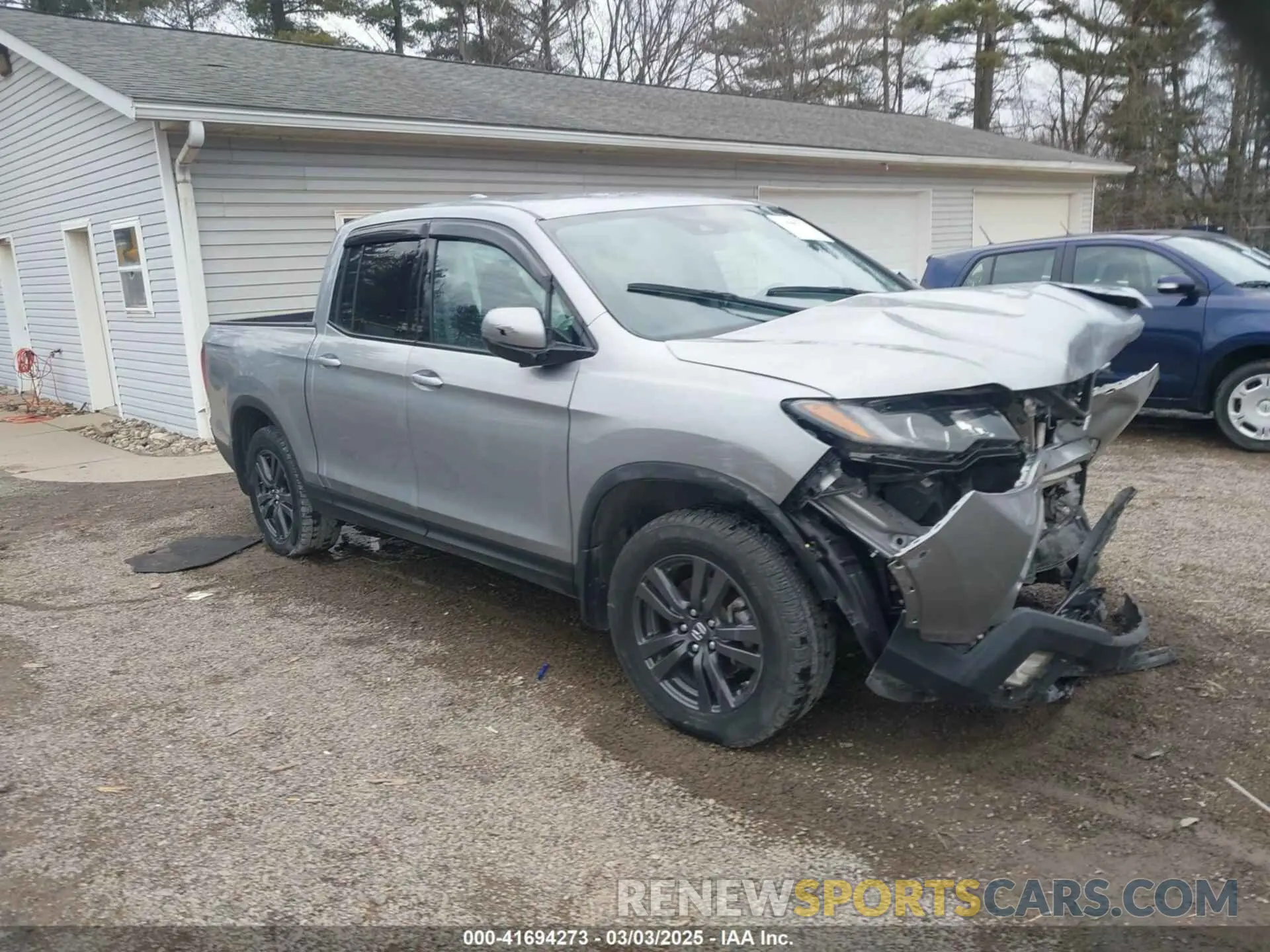 1 Photograph of a damaged car 5FPYK3F13LB023123 HONDA RIDGELINE 2020