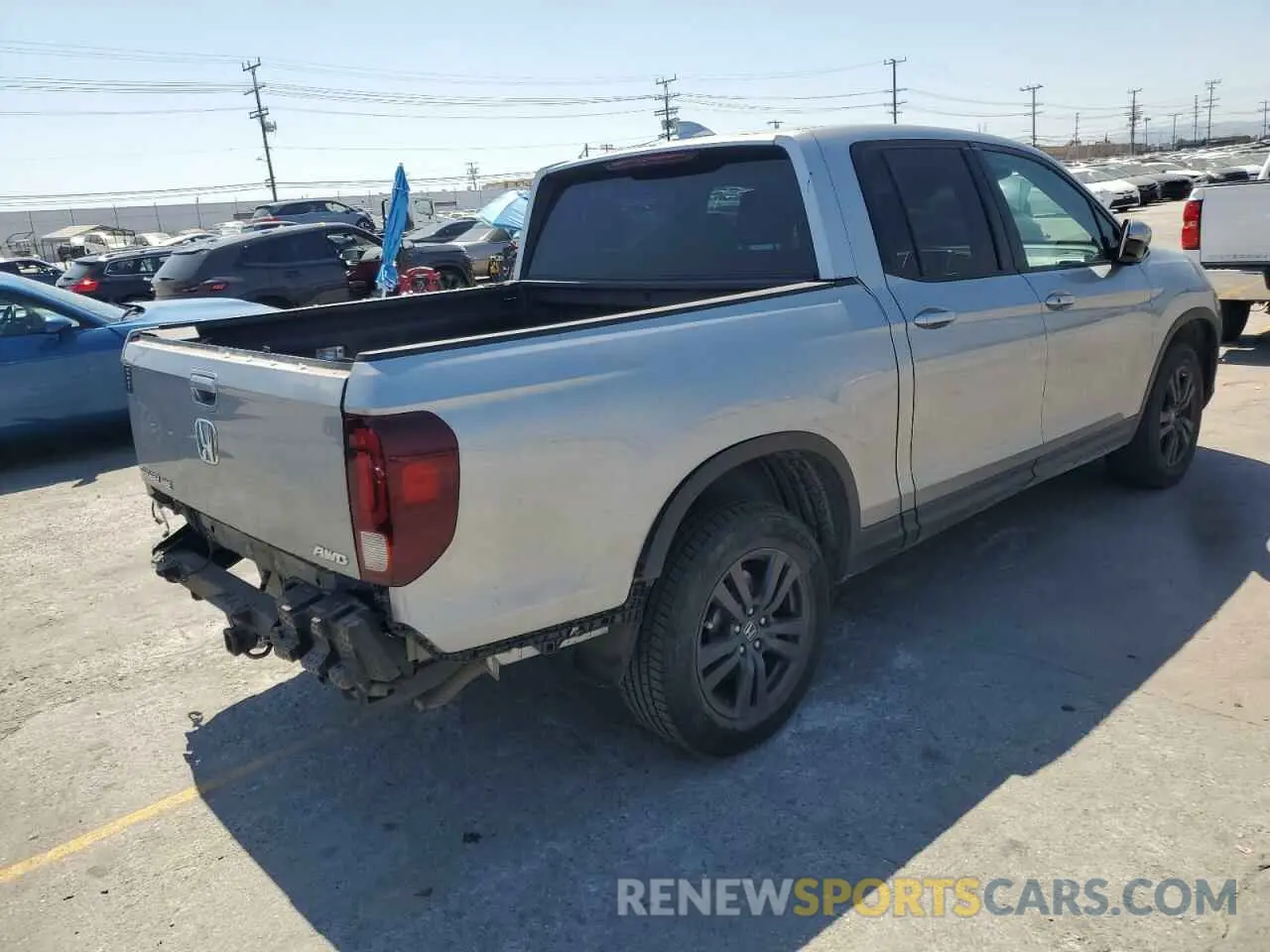 3 Photograph of a damaged car 5FPYK3F14LB023812 HONDA RIDGELINE 2020