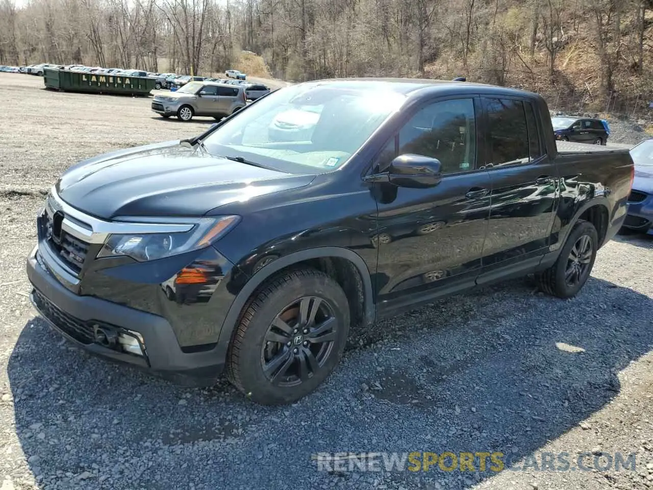 1 Photograph of a damaged car 5FPYK3F16LB019969 HONDA RIDGELINE 2020