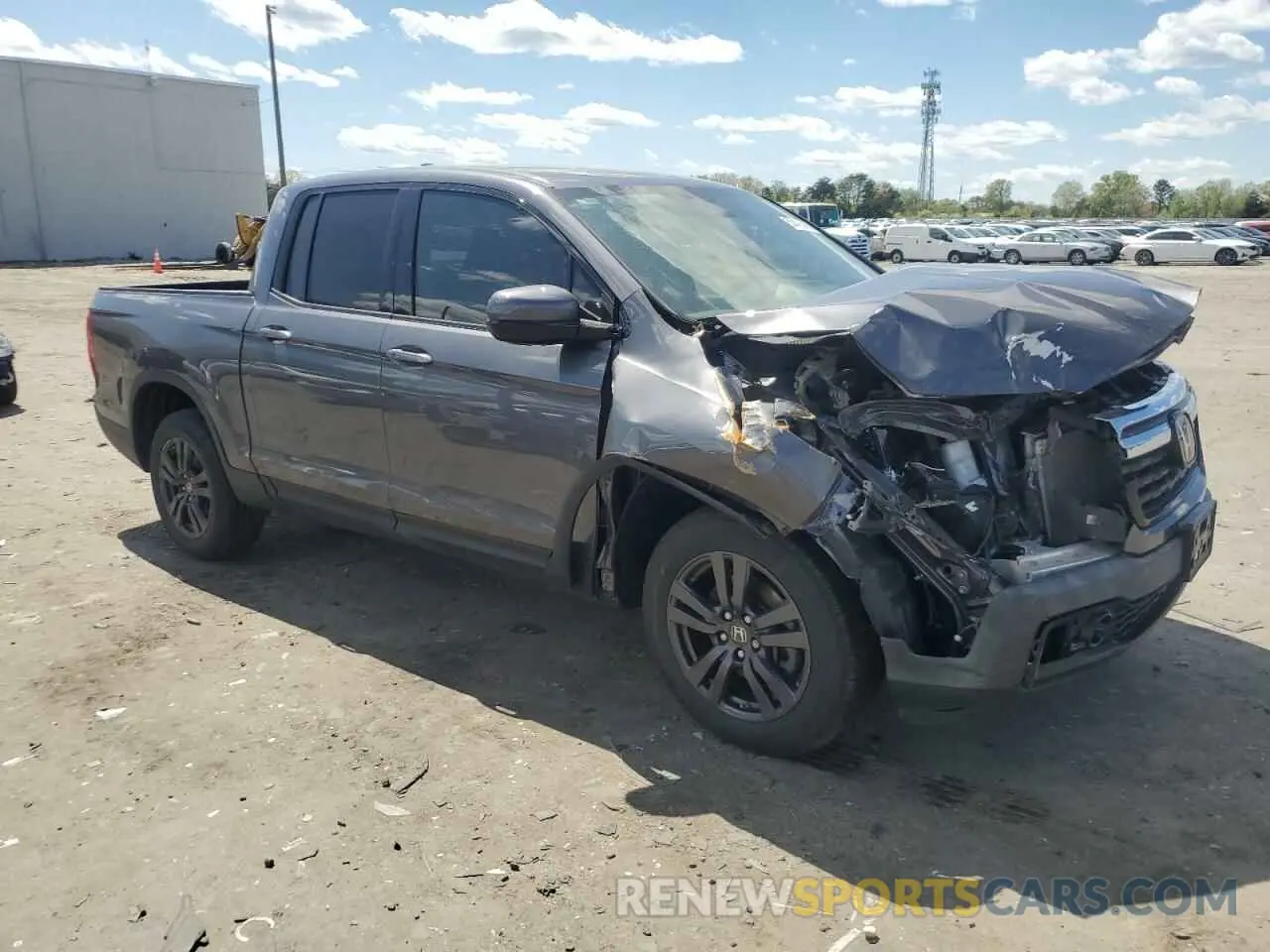 4 Photograph of a damaged car 5FPYK3F19LB022459 HONDA RIDGELINE 2020