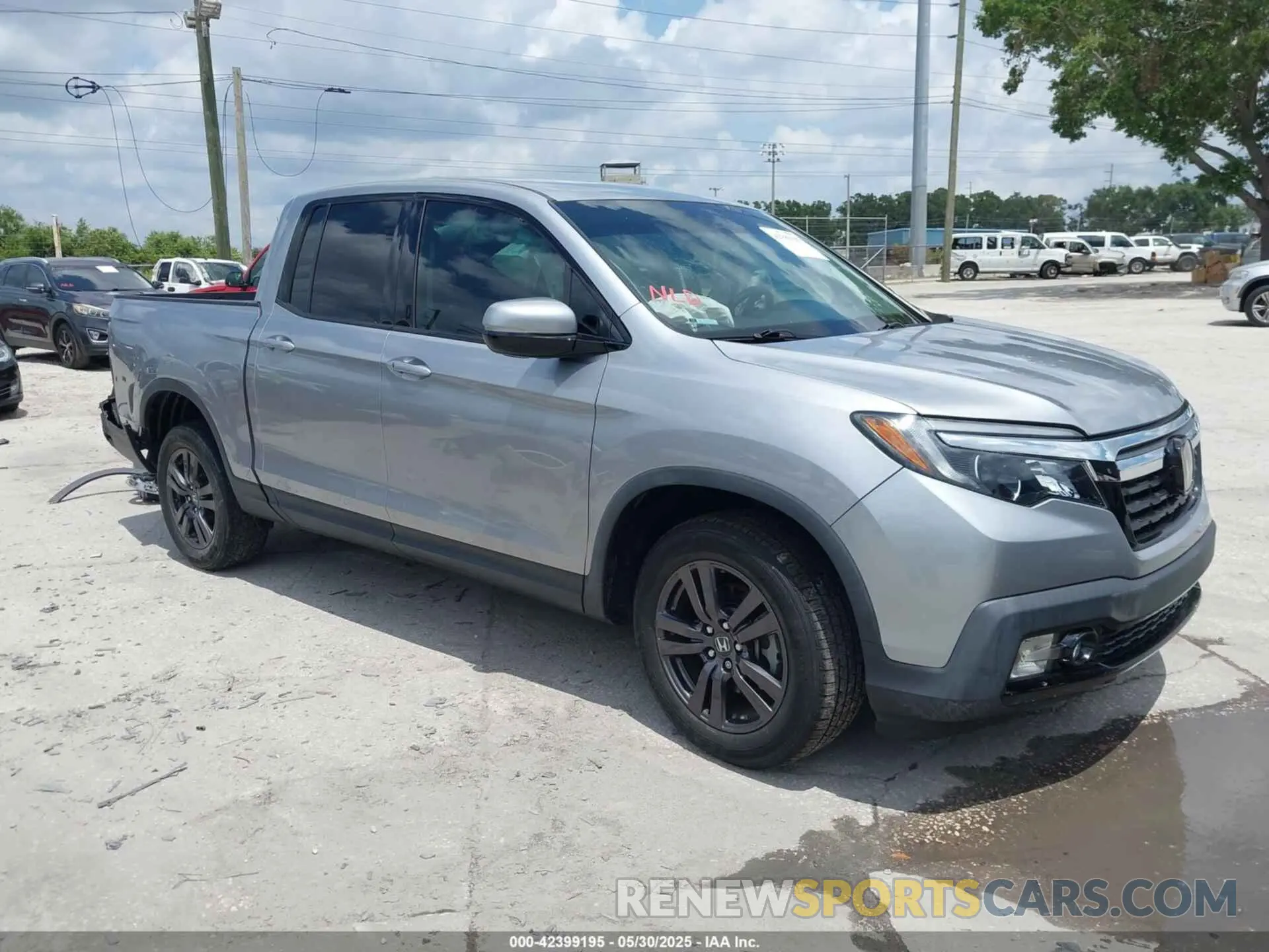 1 Photograph of a damaged car 5FPYK3F19LB024180 HONDA RIDGELINE 2020