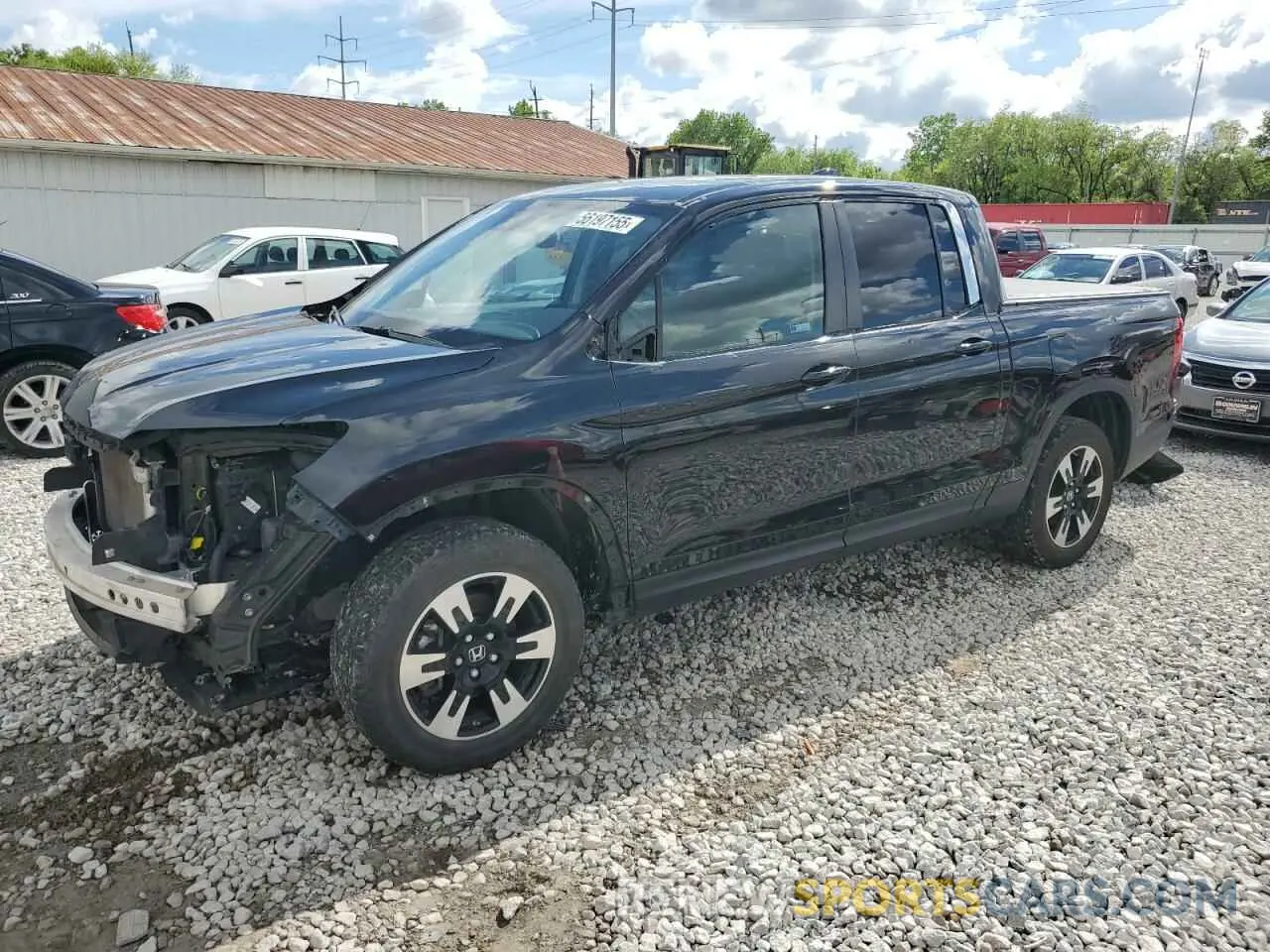 1 Photograph of a damaged car 5FPYK3F54LB023716 HONDA RIDGELINE 2020