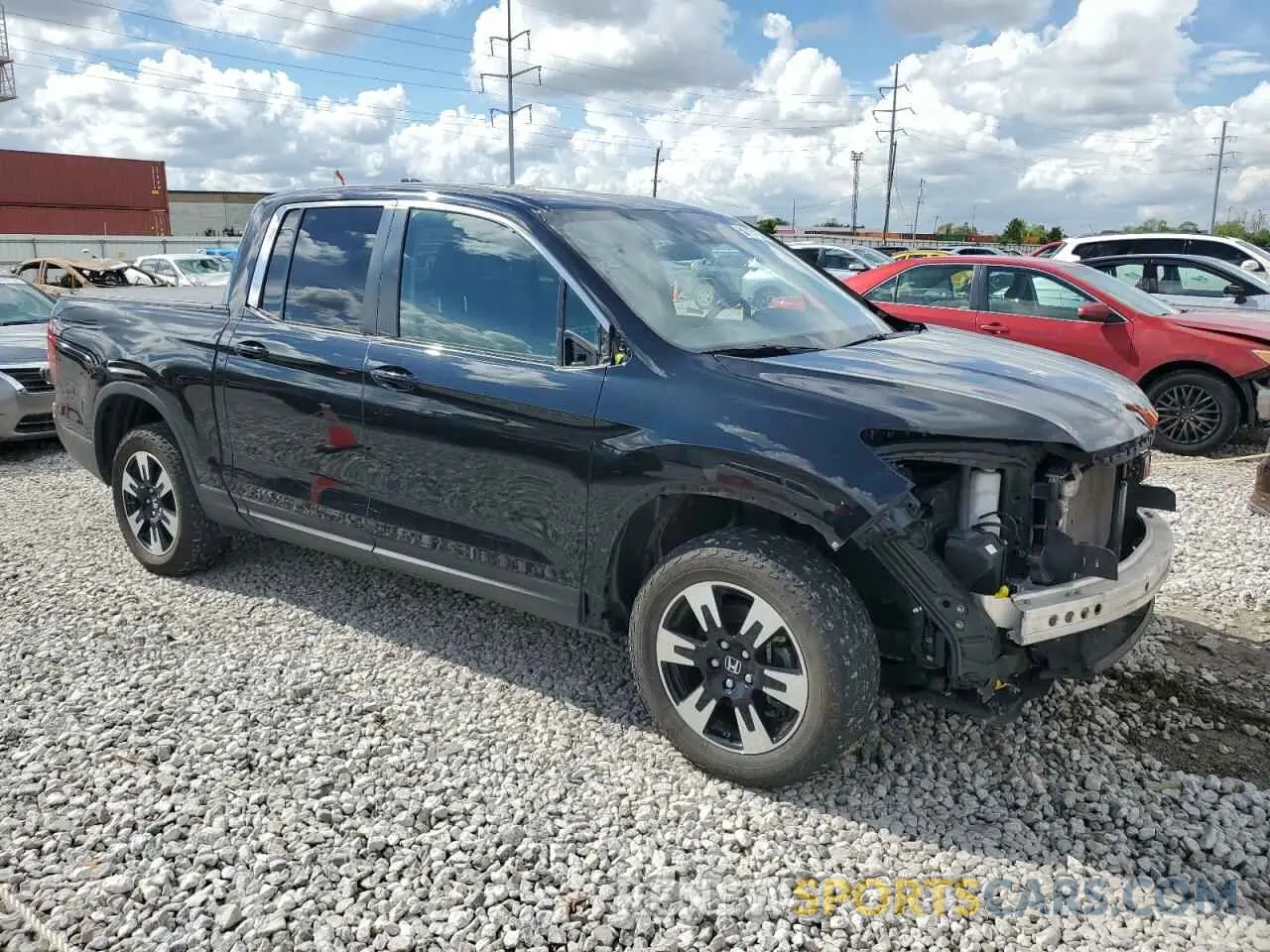 4 Photograph of a damaged car 5FPYK3F54LB023716 HONDA RIDGELINE 2020