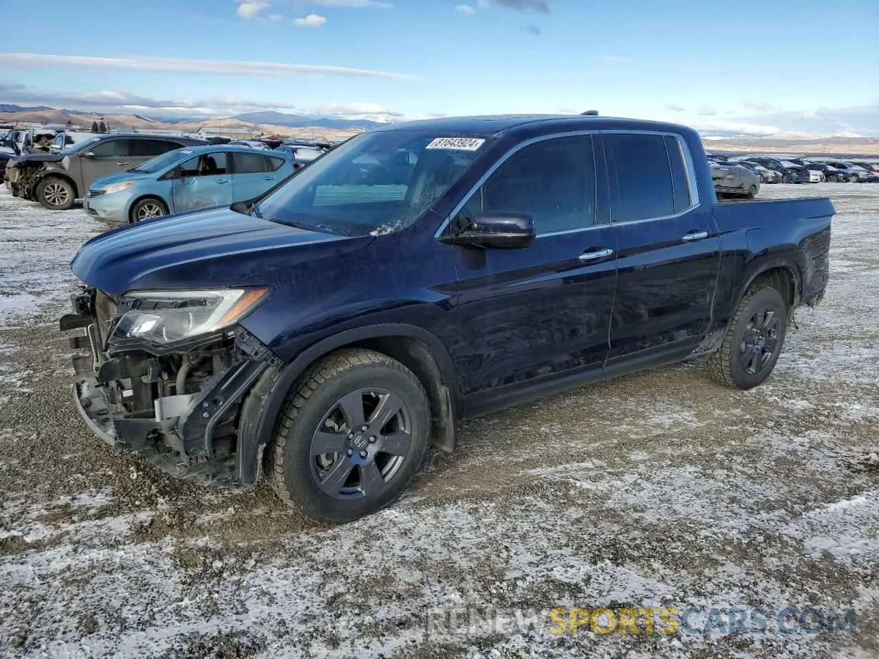 1 Photograph of a damaged car 5FPYK3F75LB024827 HONDA RIDGELINE 2020