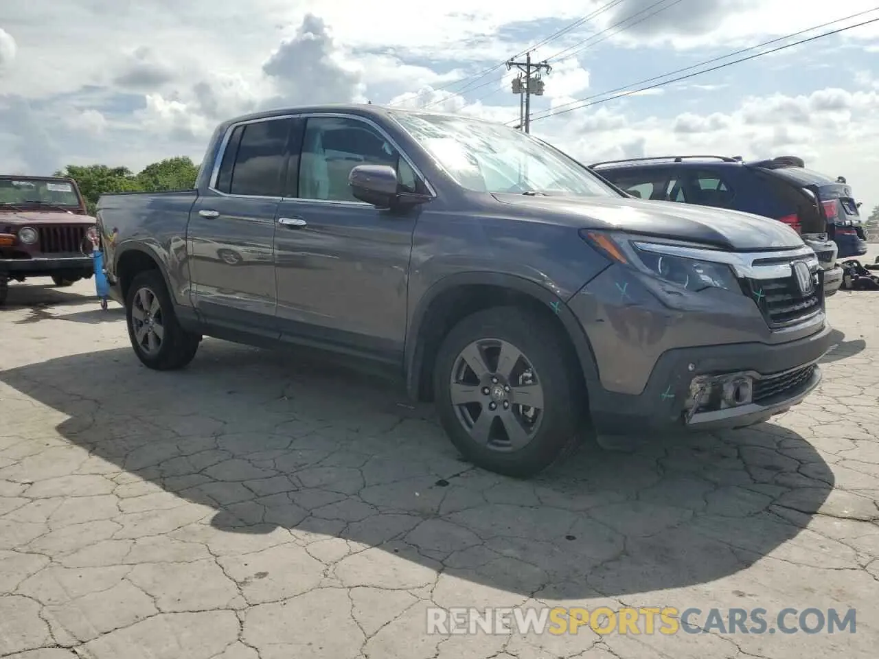 4 Photograph of a damaged car 5FPYK3F77LB012808 HONDA RIDGELINE 2020